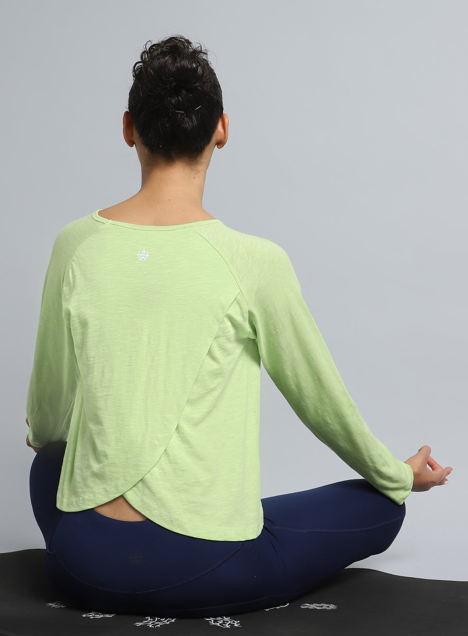 Buy Women's Lime Yoga Flow Full Sleeve Top Online in India Cult