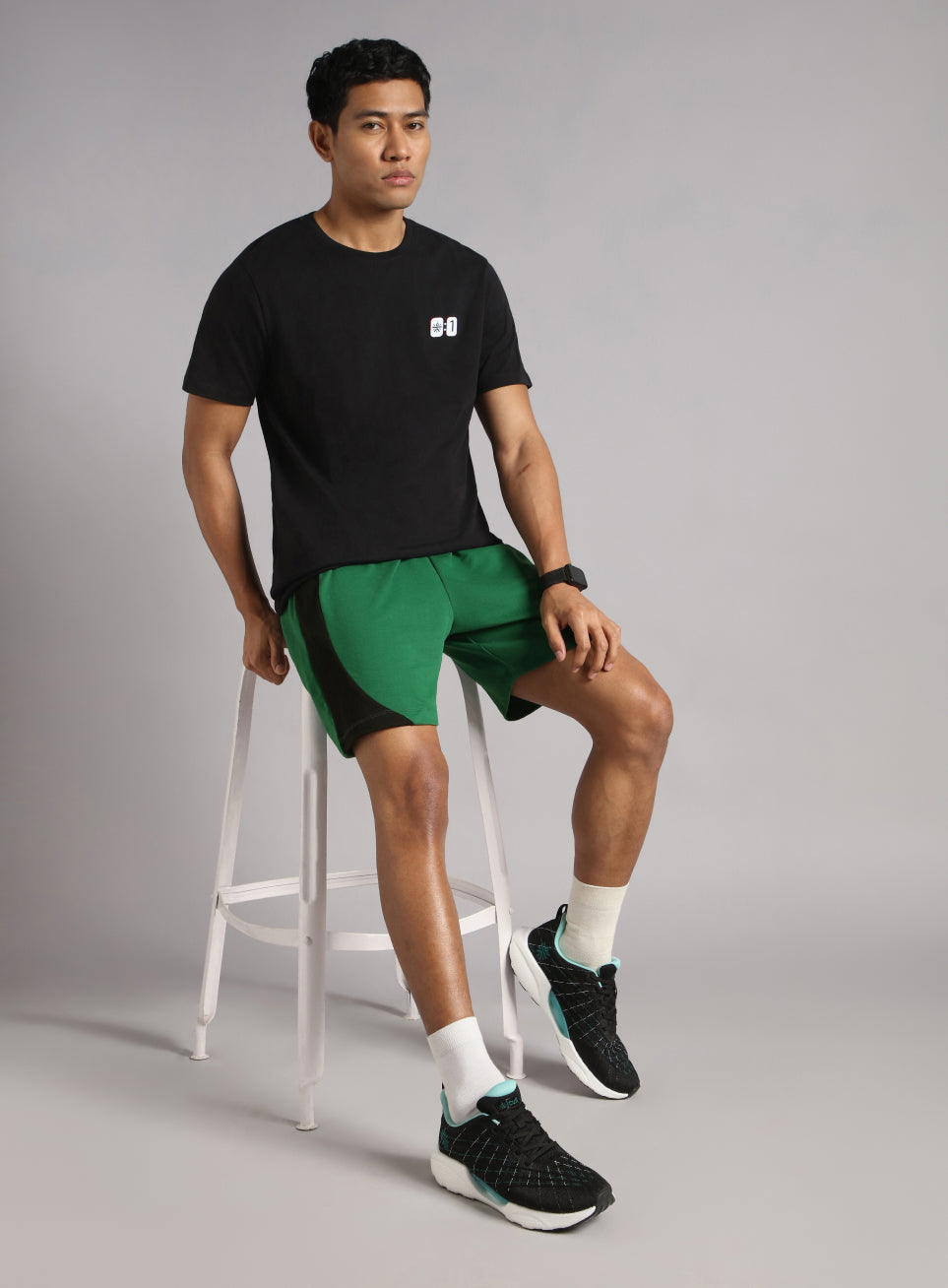 Men's Green Sports City Club Shorts