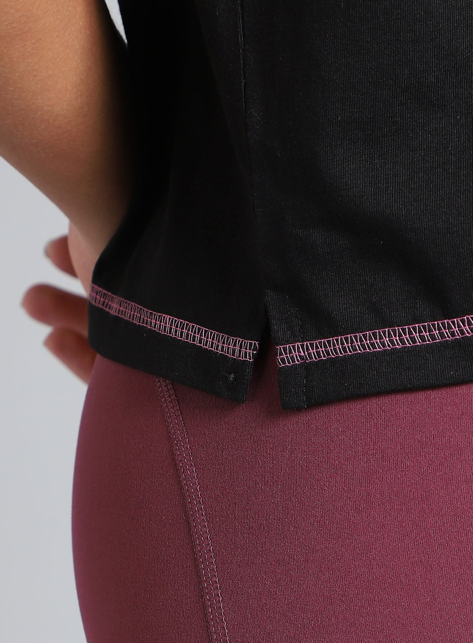 Women's Cult Black Training Graphic Boxy Crop Fit T-shirt