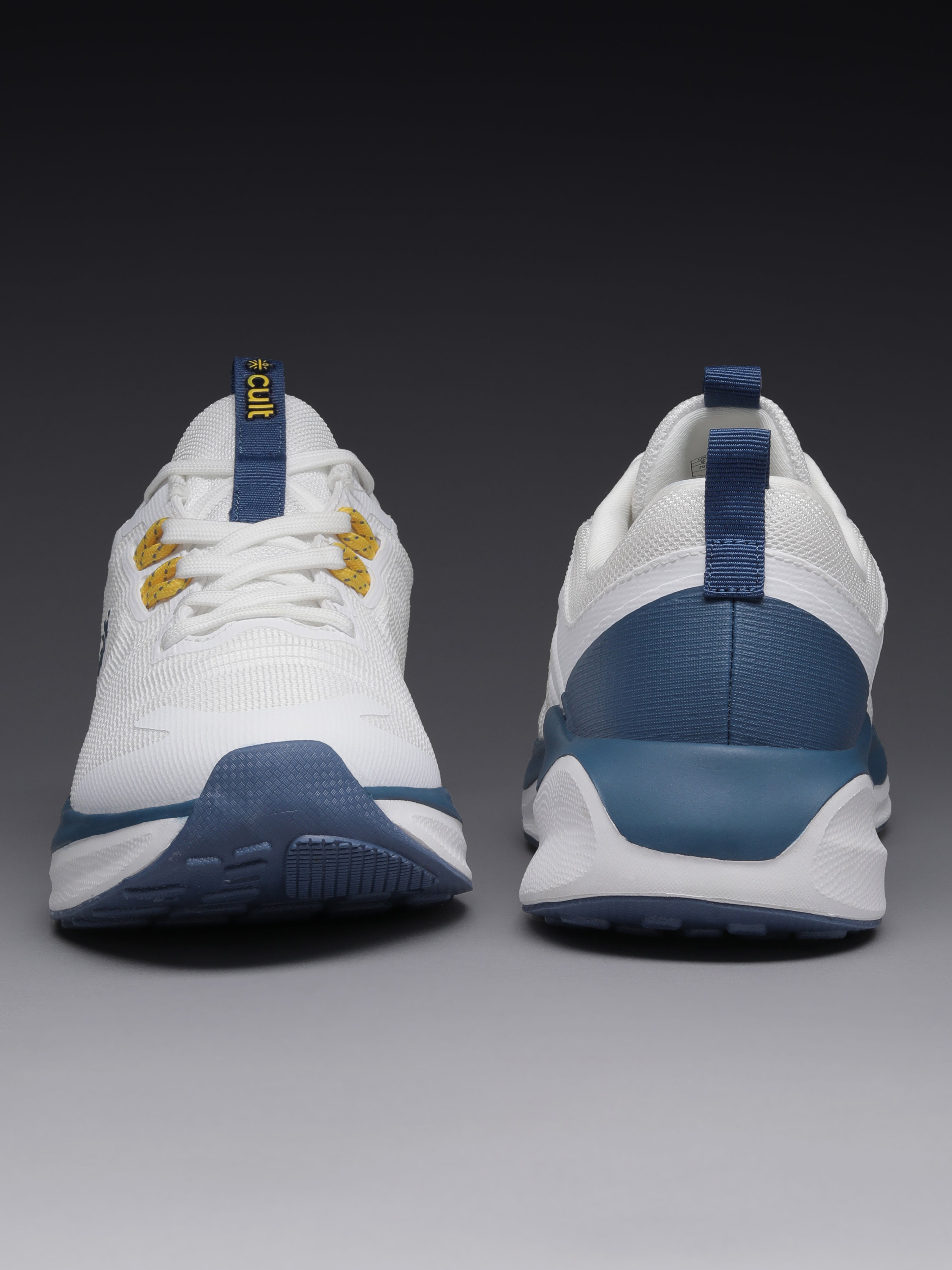 cult Men's Zyro Running Shoes - White/R.Blue