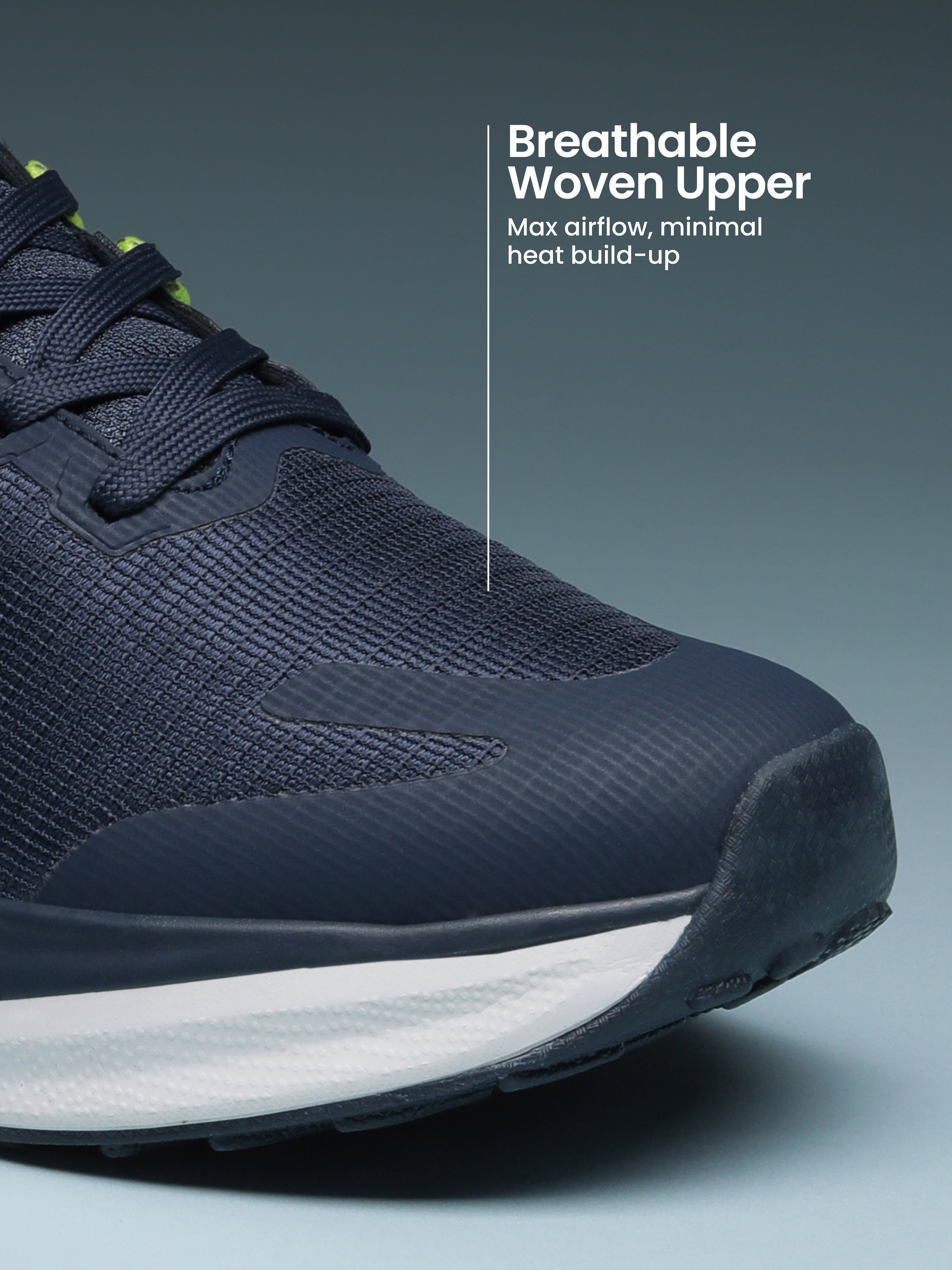 cult Men's Zyro Running Shoes - Navy/P.Green