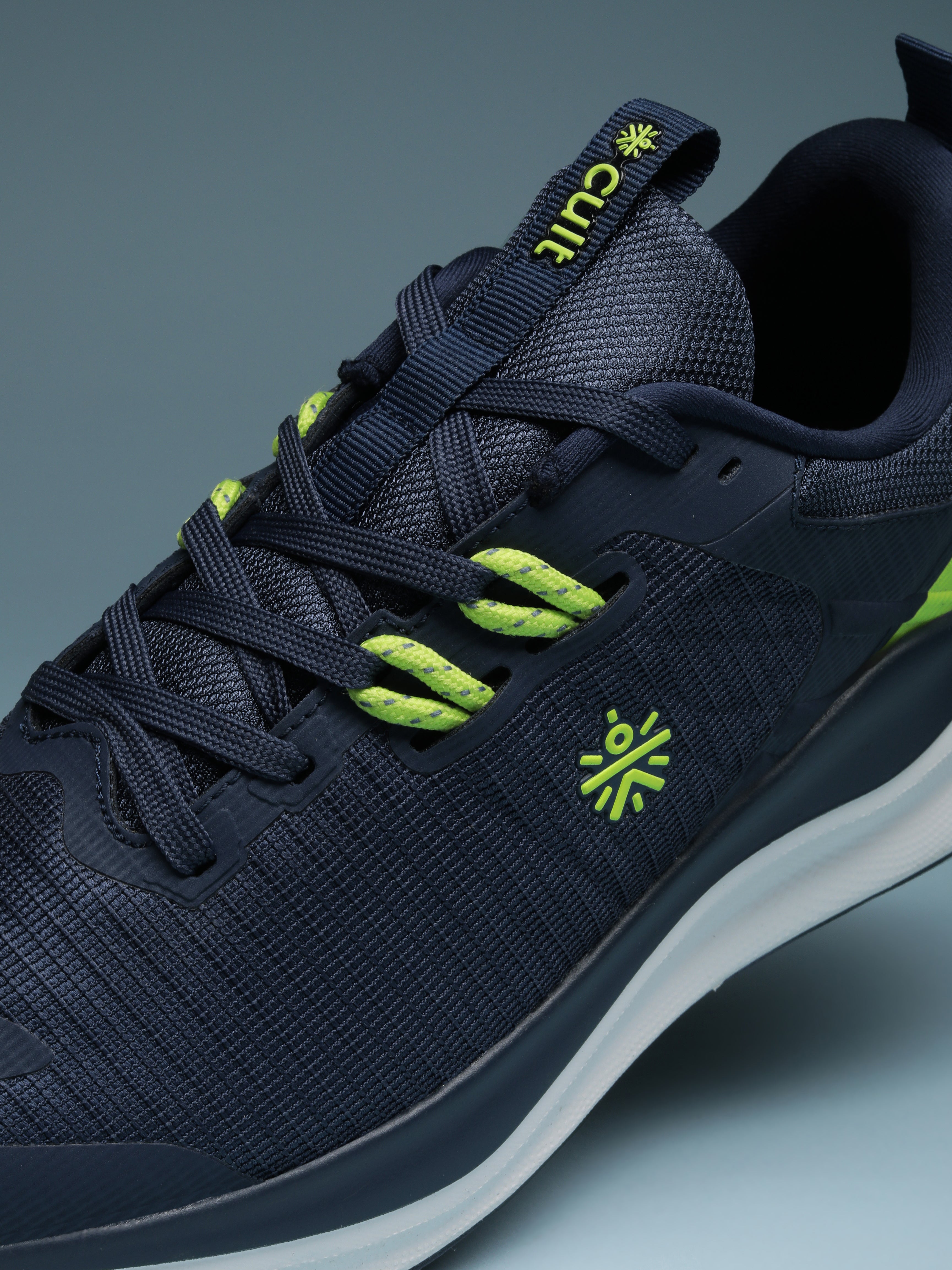 cult Men's Zyro Running Shoes - Navy/P.Green