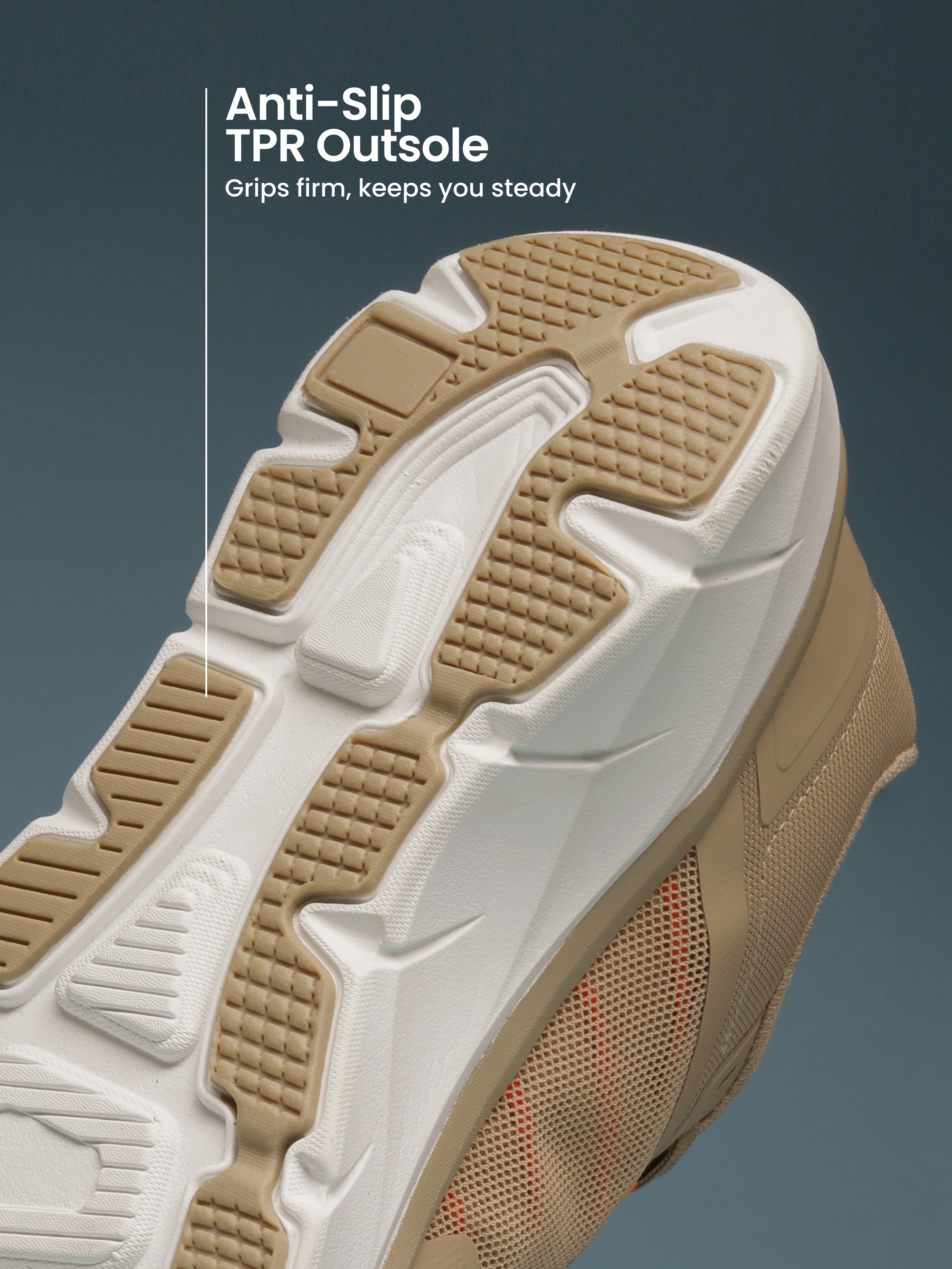 cult Men's Flint Running Shoes - Beige