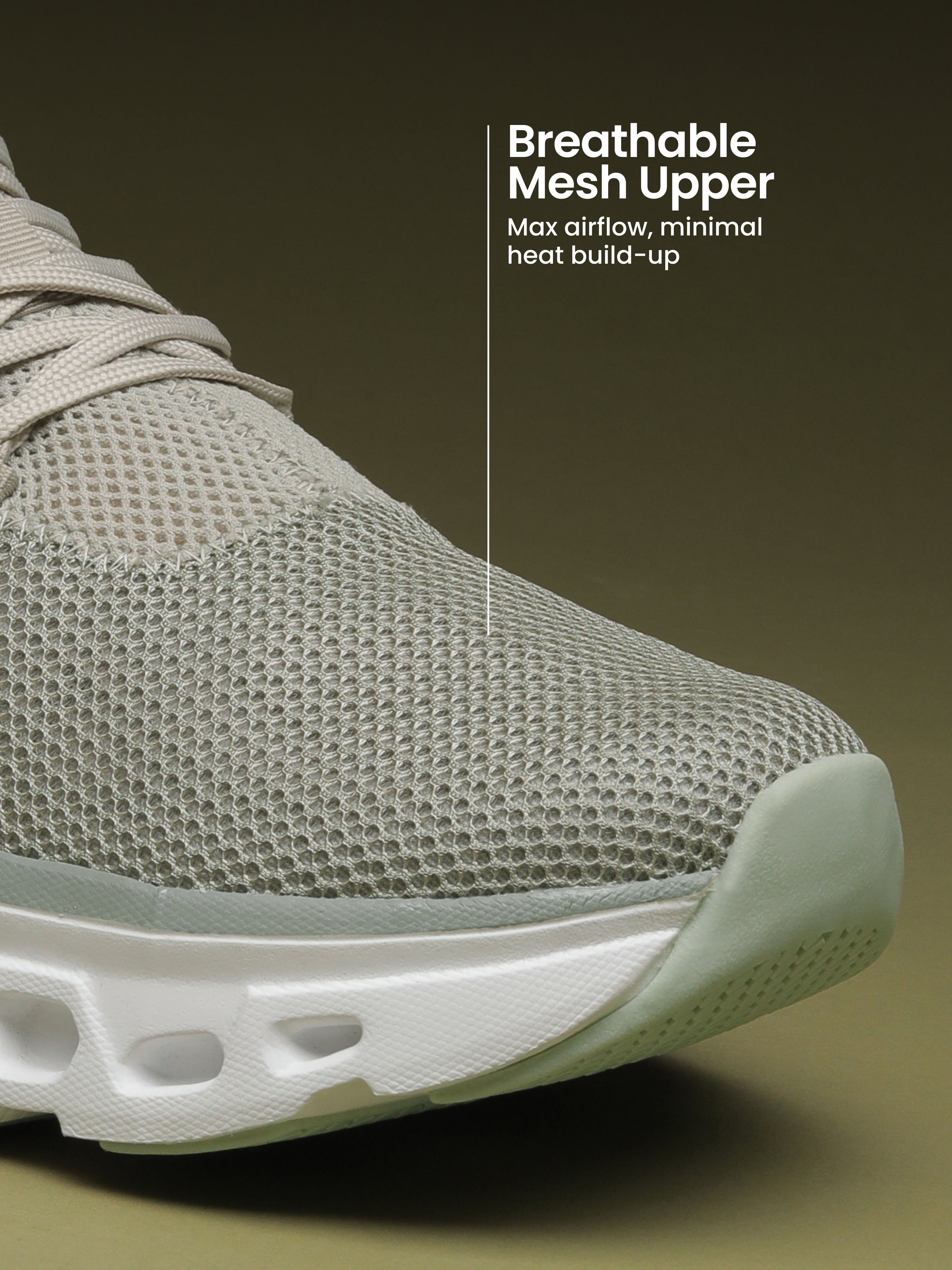 cult Men's Aeromesh Walking Shoes Olive - Main Image