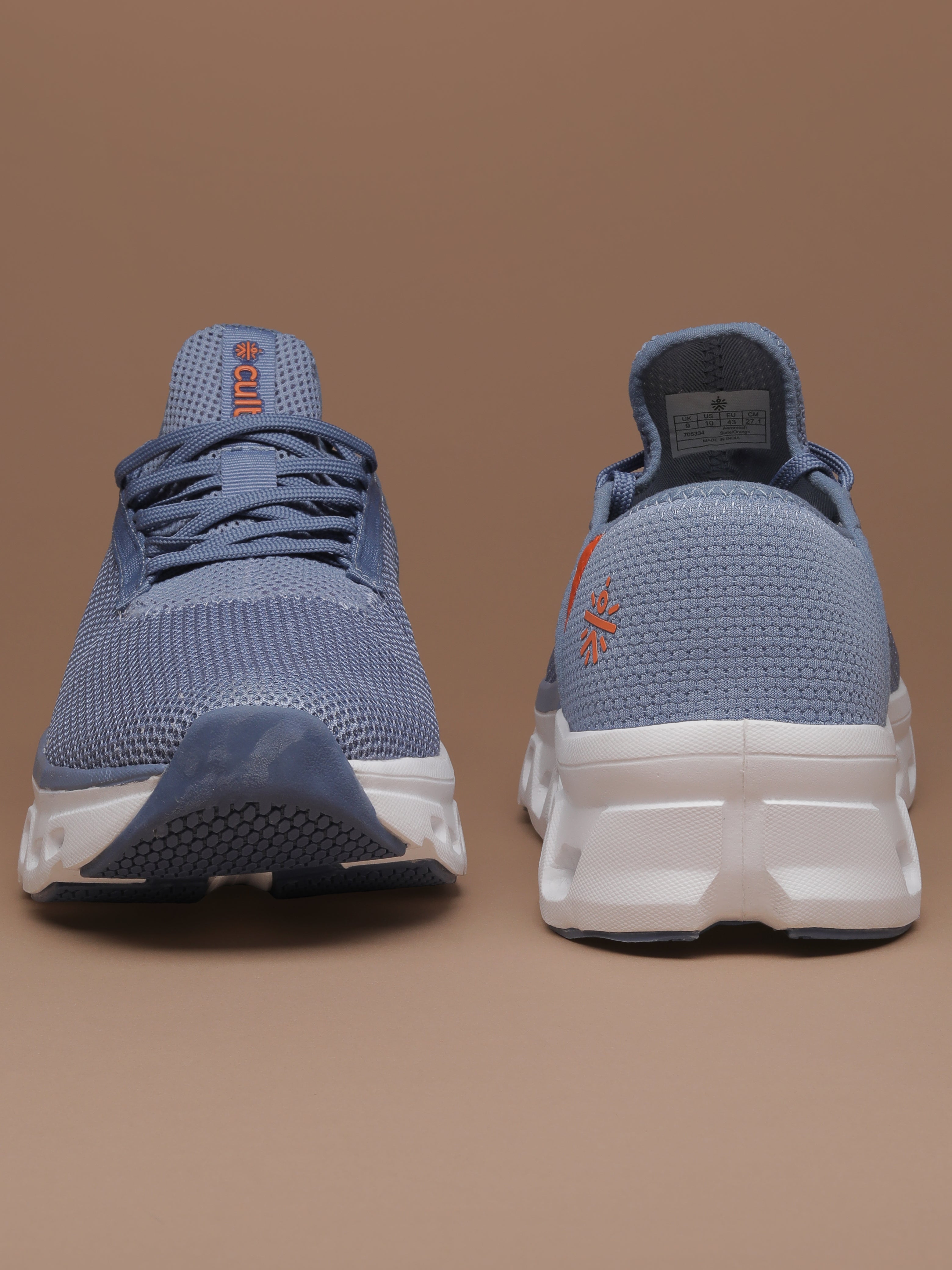 cult Men's Aeromesh Walking Shoes - Blue