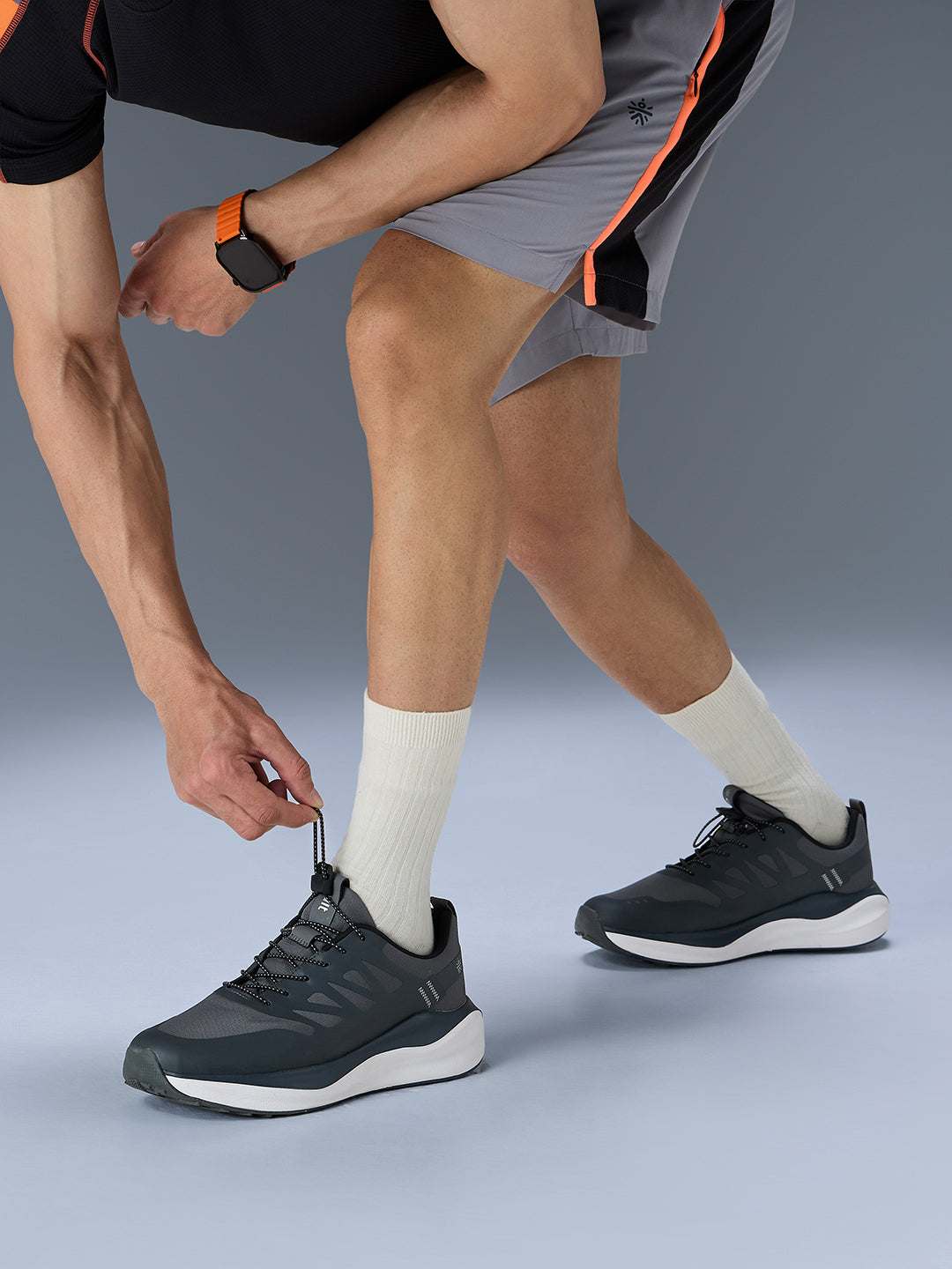 cult Men's Vaydr Running Shoes - D.Grey/L.Grey