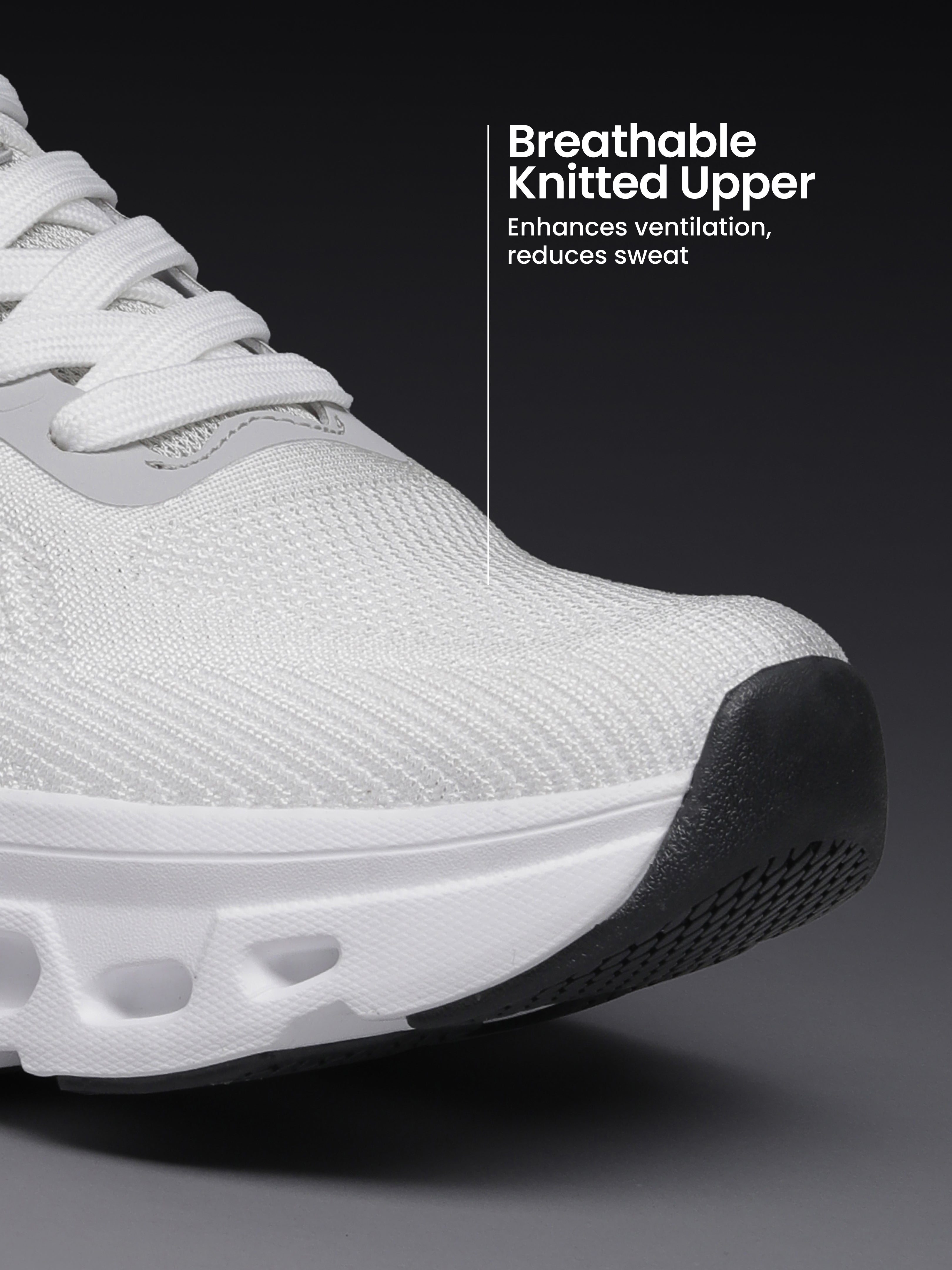 cult Men's Oxyra Walking Shoes - White/Black