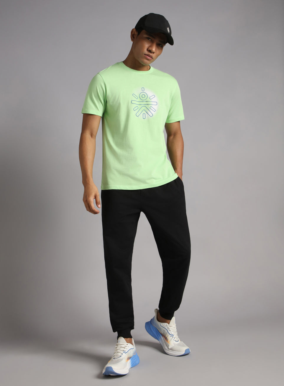 Men's Lime Cult Brand Carrier Graphic T-shirt