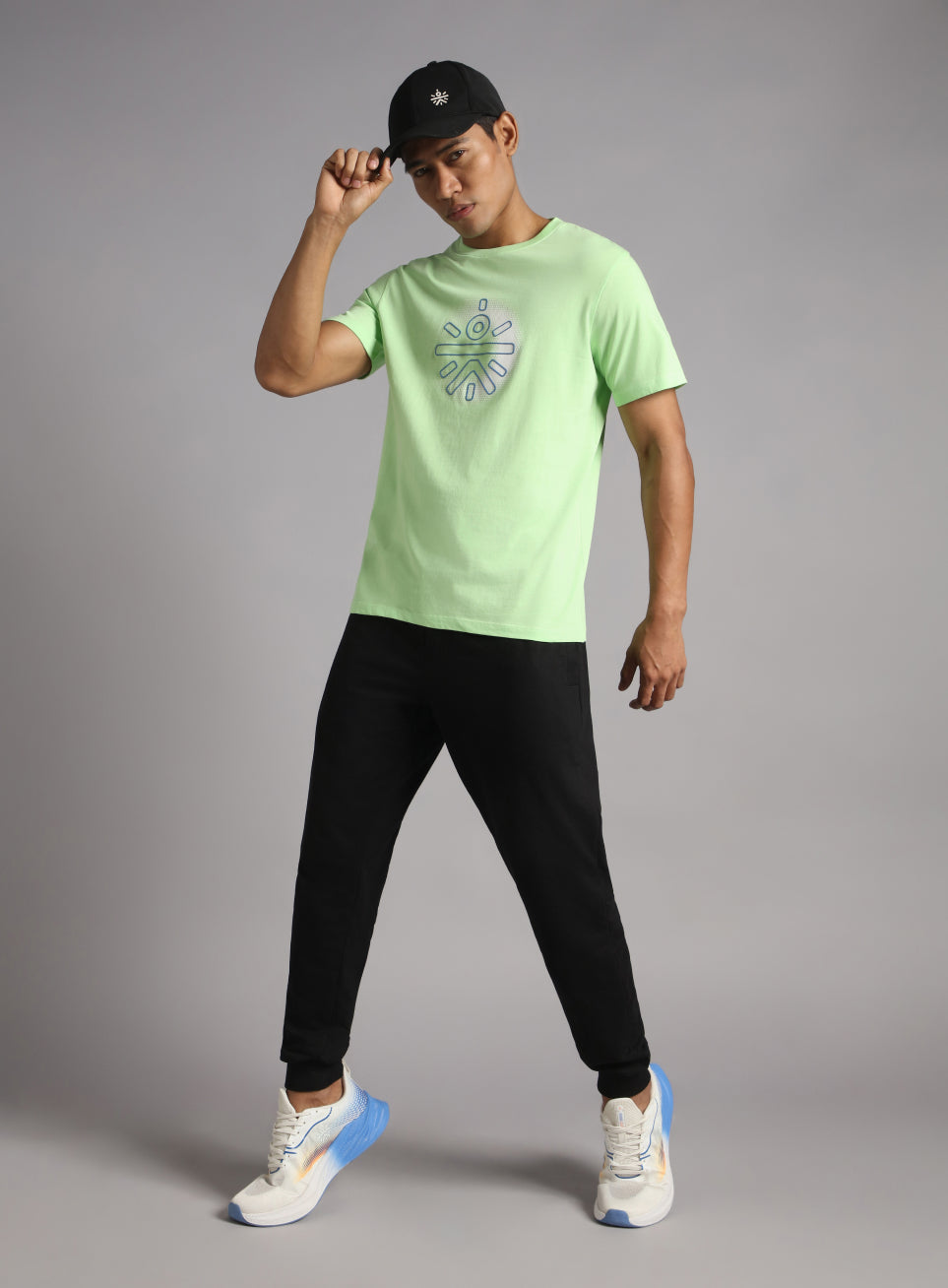 Men's Lime Cult Brand Carrier Graphic T-shirt