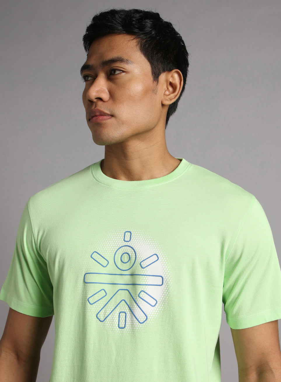 Men's Lime Cult Brand Carrier Graphic T-shirt