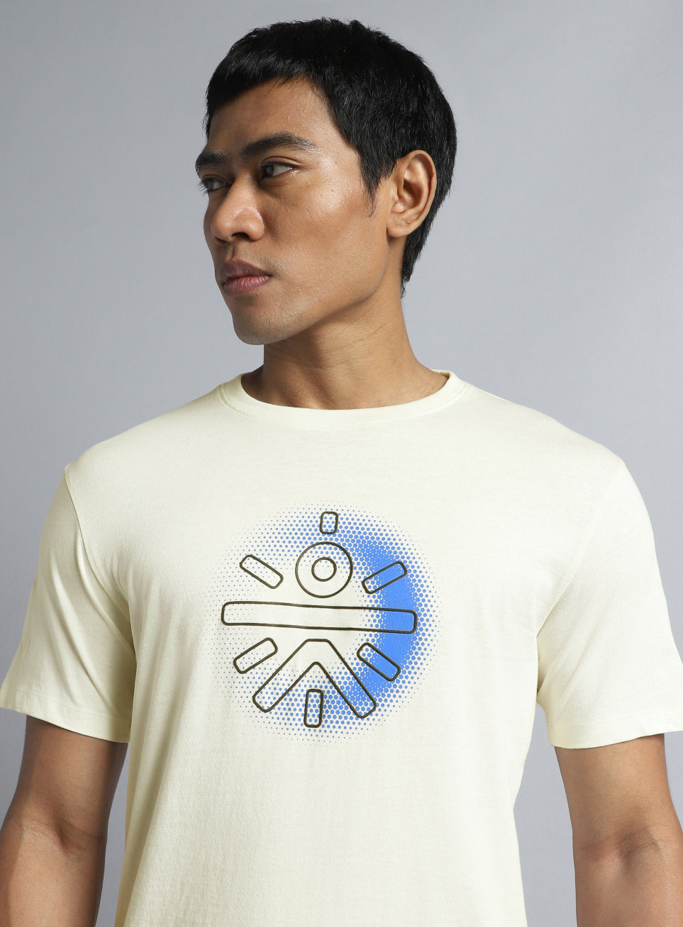 Men's White Cult Brand Carrier Graphic T-shirt