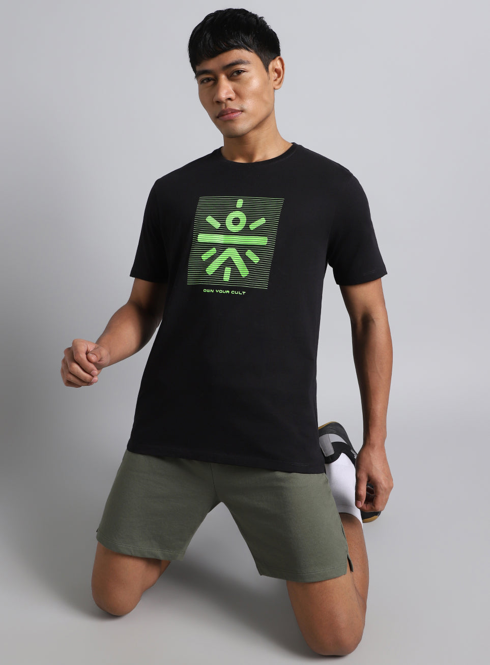 Men's Black Cult Brand Carrier T-shirt