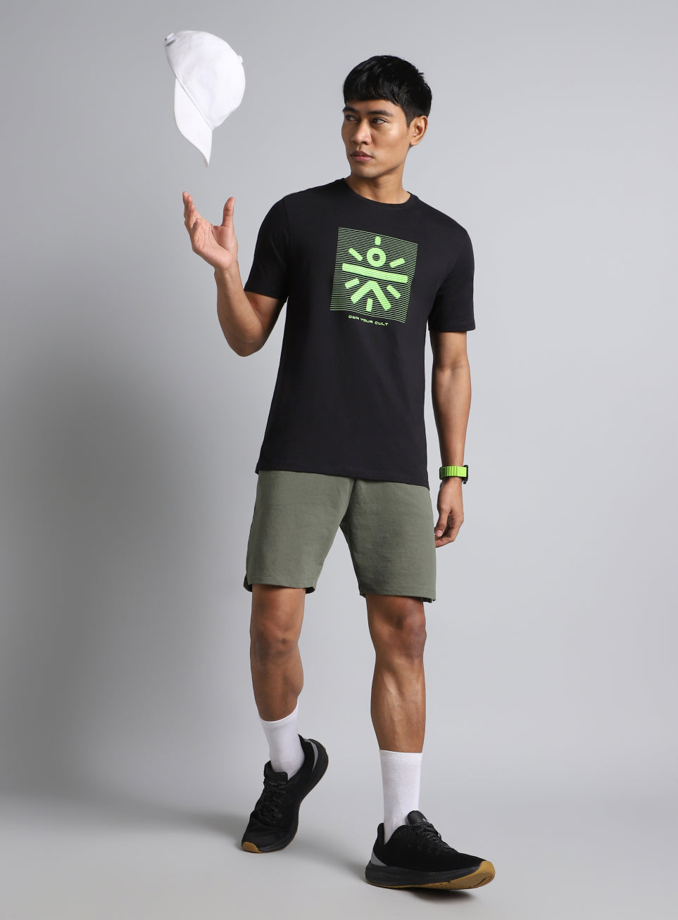 Men's Black Cult Brand Carrier T-shirt