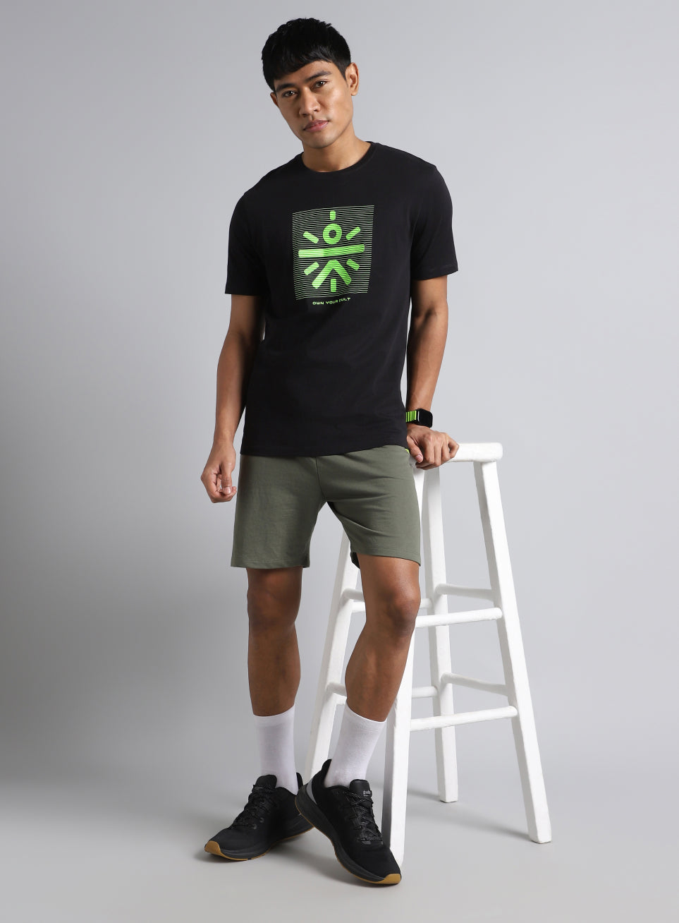 Men's Black Cult Brand Carrier T-shirt