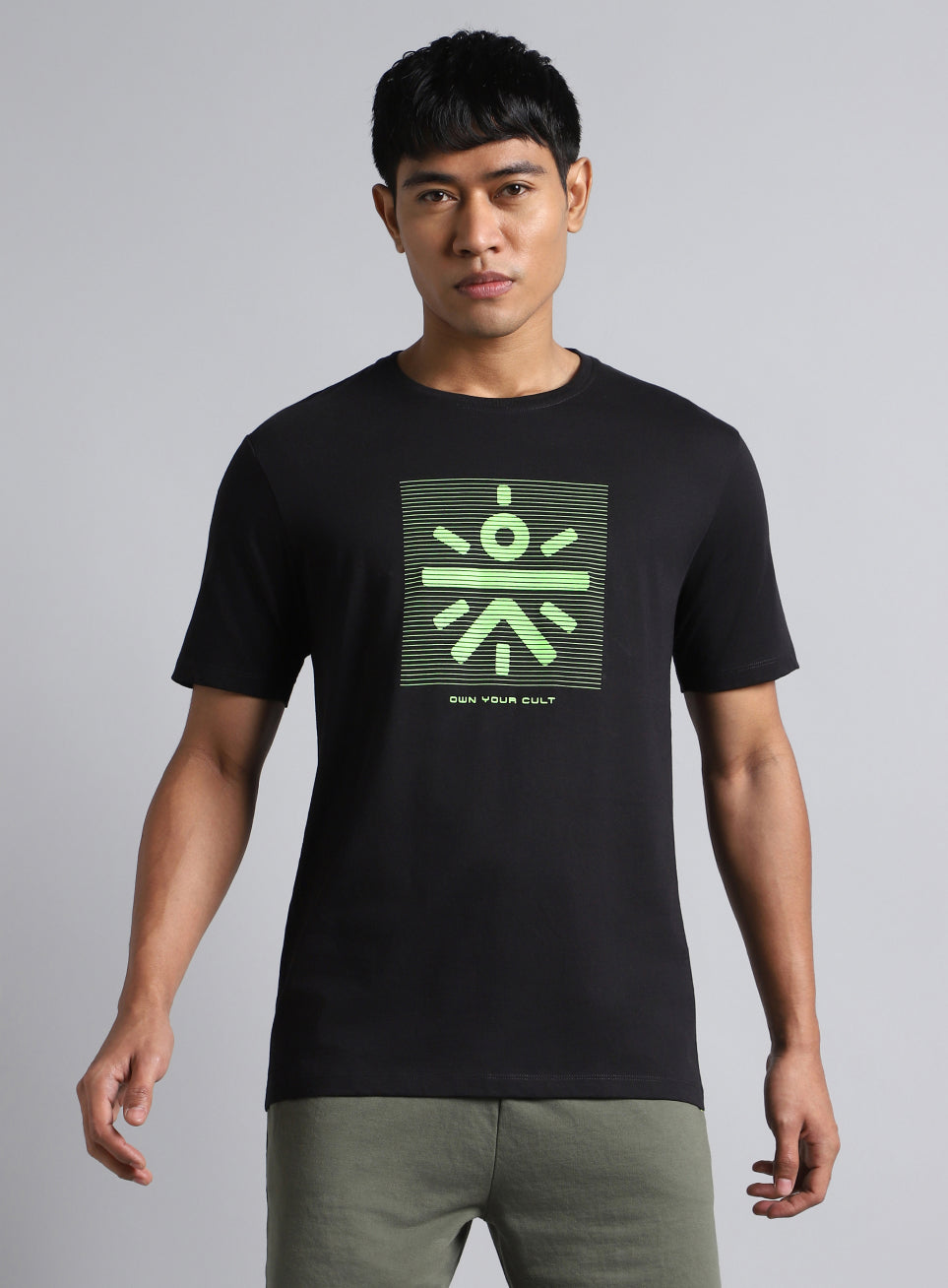 Men's Black Cult Brand Carrier T-shirt