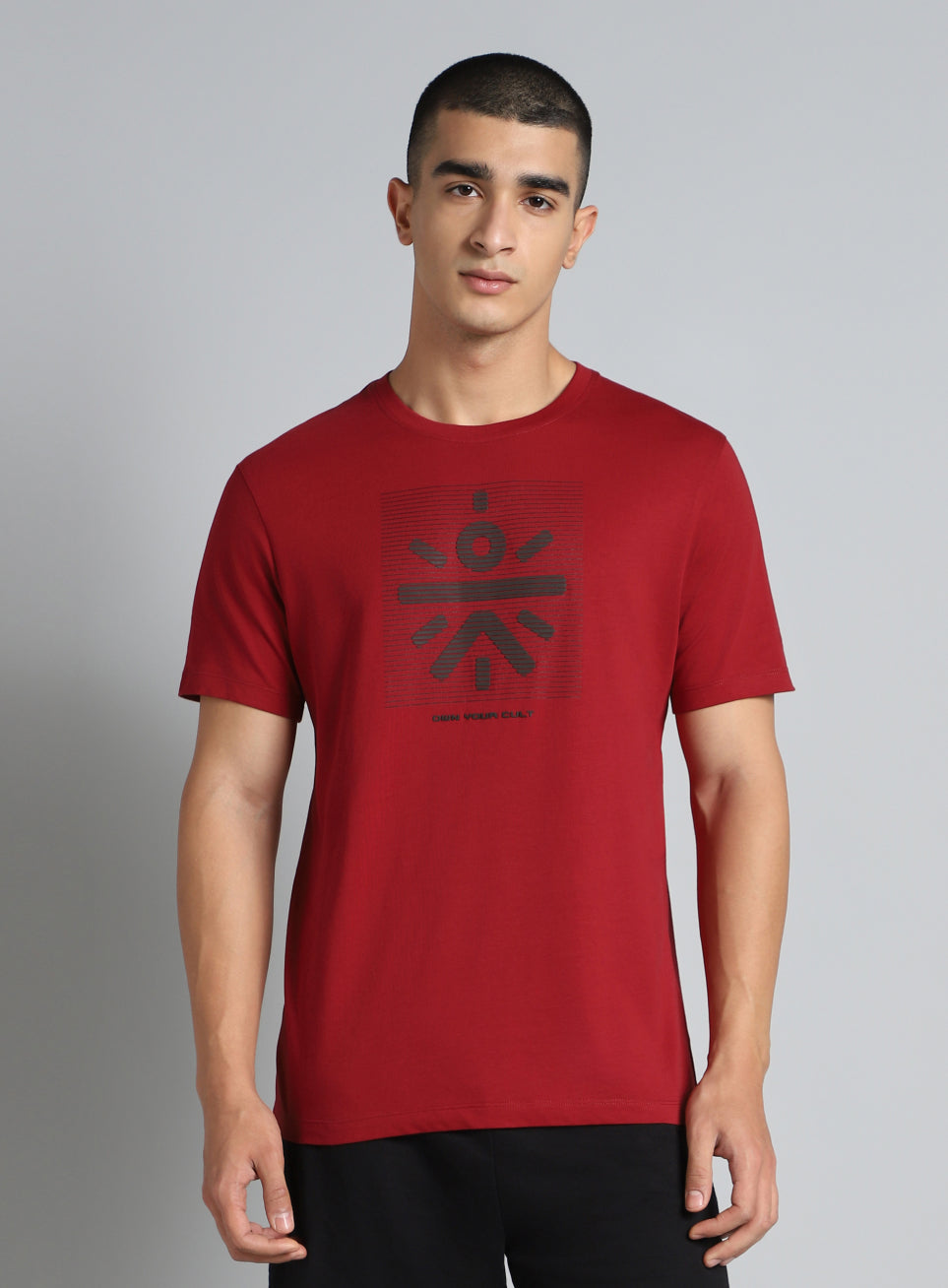 Men's Red Cult Brand Carrier T-shirt