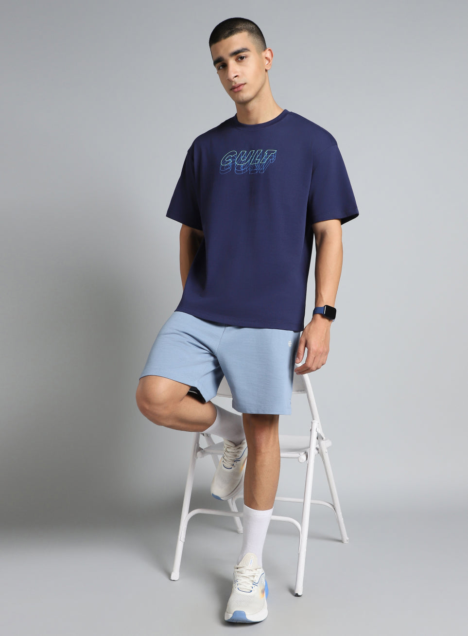 Men's Navy Cult Graphic Relaxed Fit T-shirt