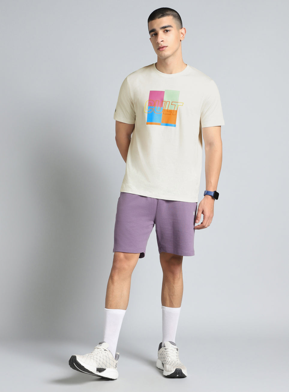 Men's White Cult Graphic T-shirt