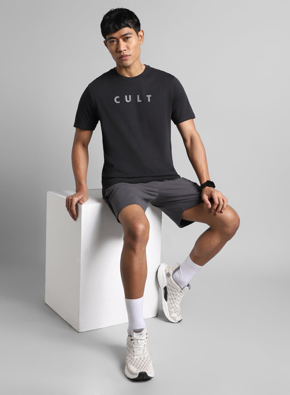 Men's Black Cult Graphic T-shirt