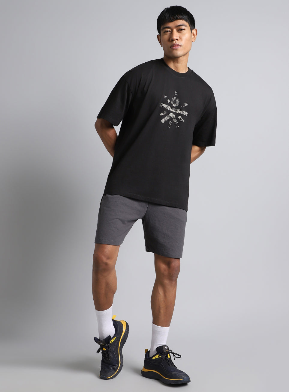 Men's Black Cult Brand Carrier Oversized Fit T-shirt