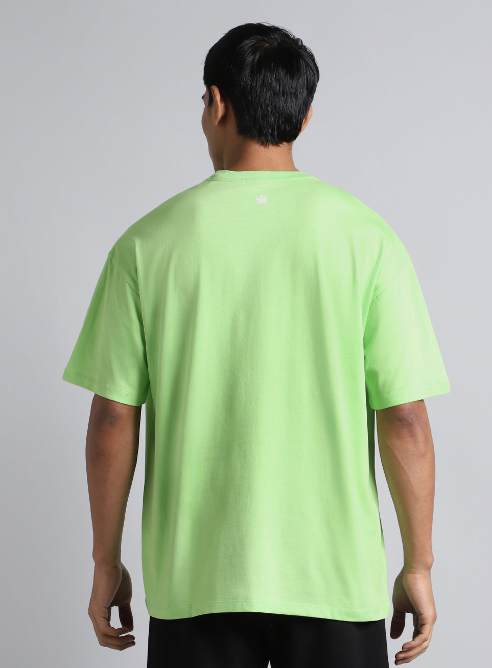 Men's Lime Cult Brand Carrier Oversized Fit T-shirt
