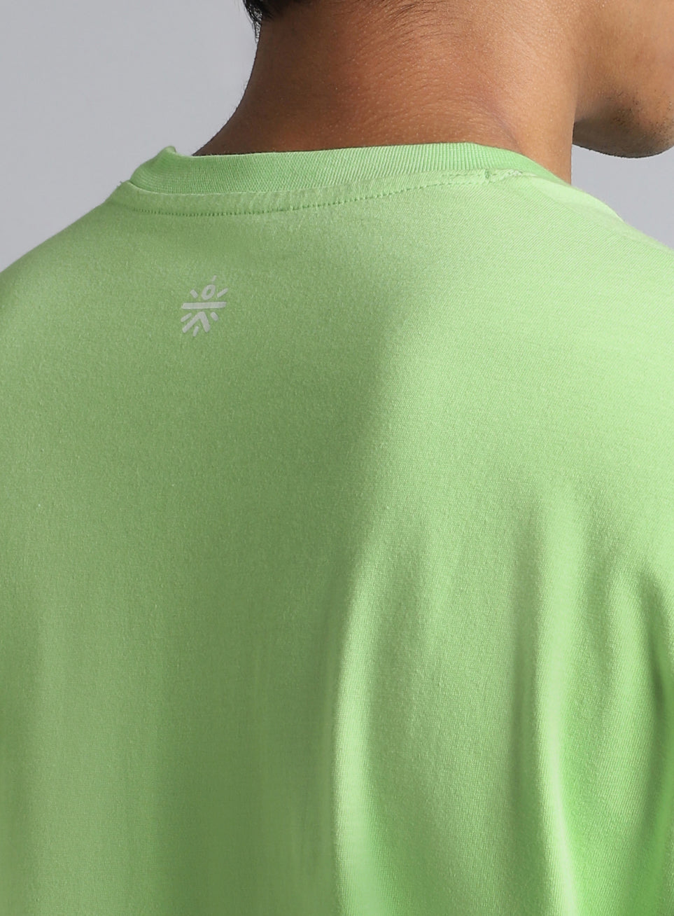 Men's Lime Cult Brand Carrier Oversized Fit T-shirt