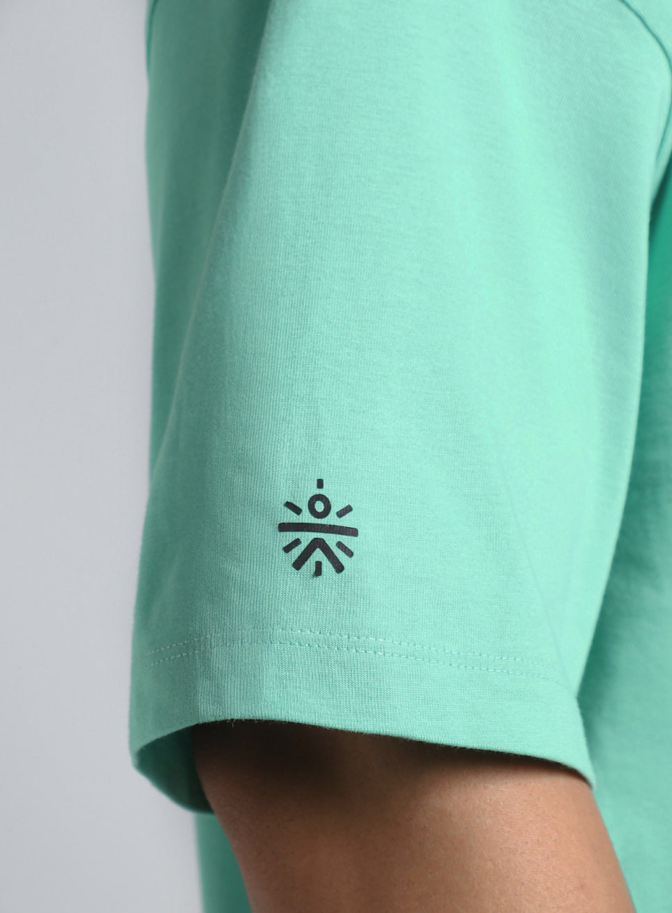 Men's Green Cult Graphic Oversized Fit T-shirt