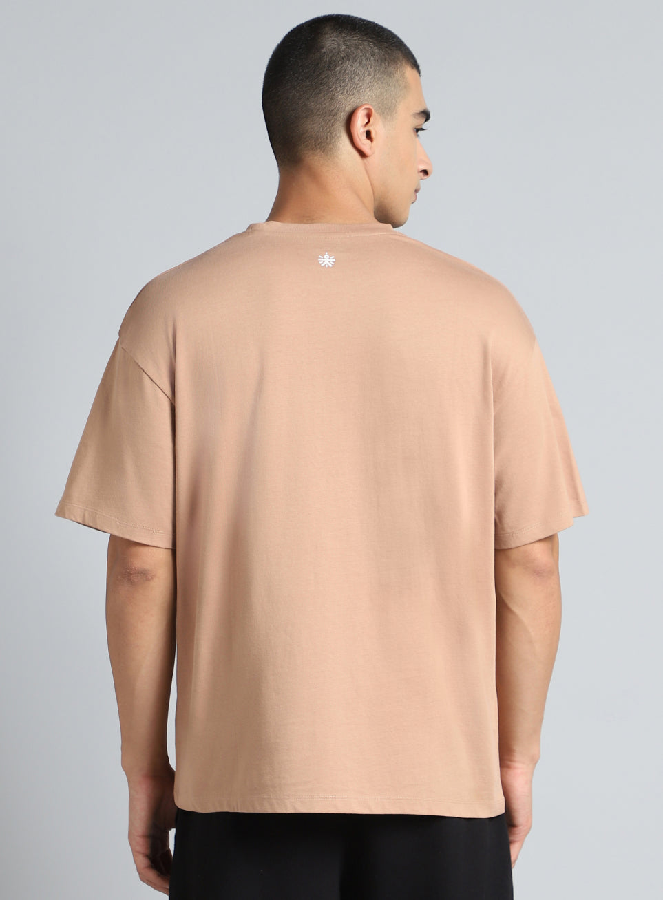 Men's Brown Cult Branding Graphic Relaxed T-shirt