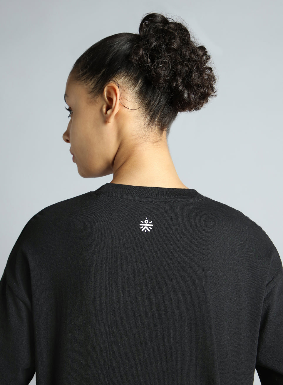 Women's Black Tonal Branding Graphic T-shirt