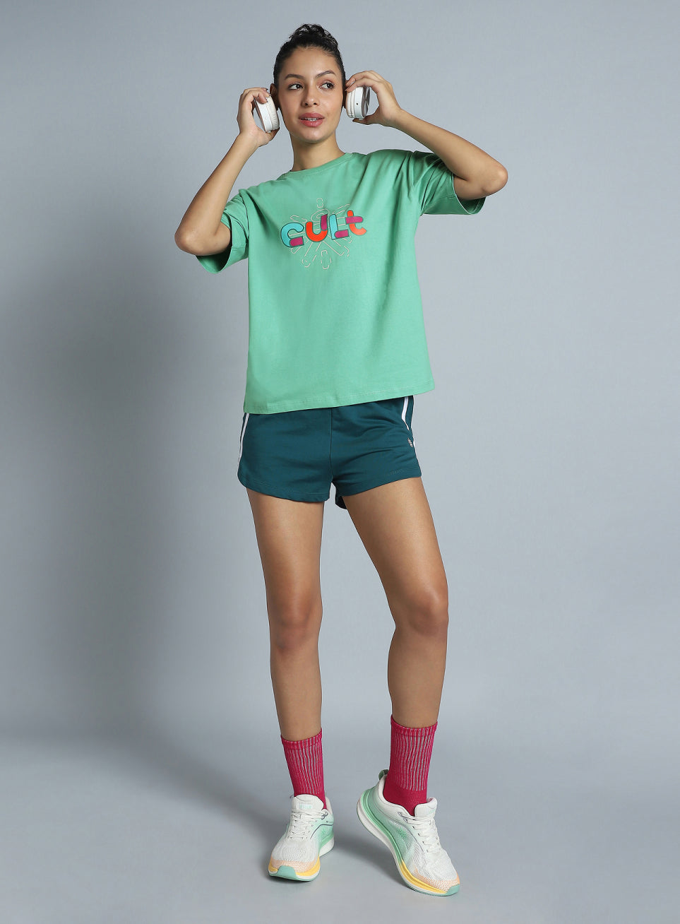 Women's Green Brand Carrier Relaxed Fit T-shirt