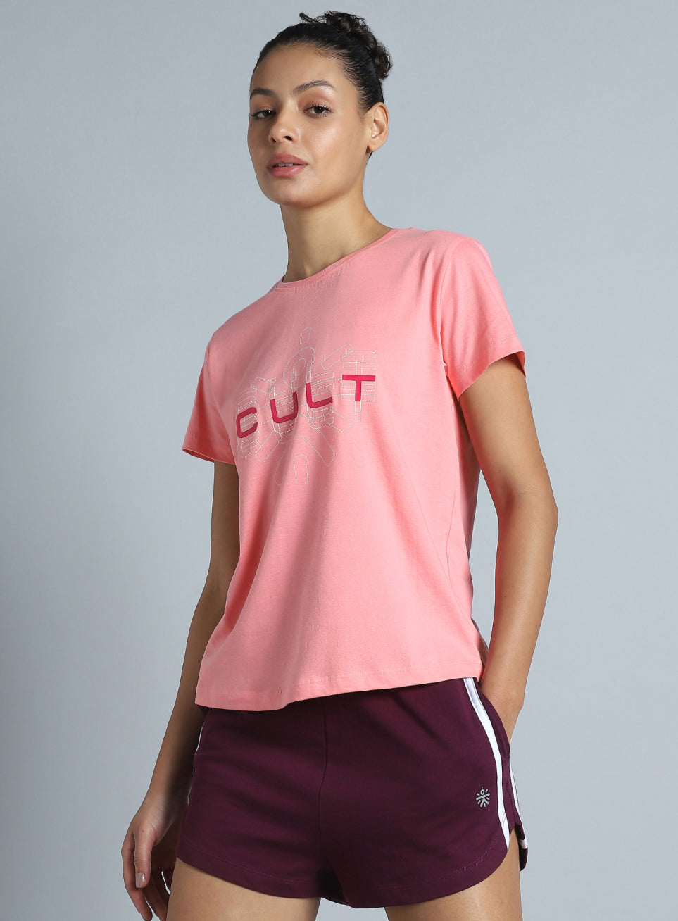 Women's Pink Brand Carrier T-shirt