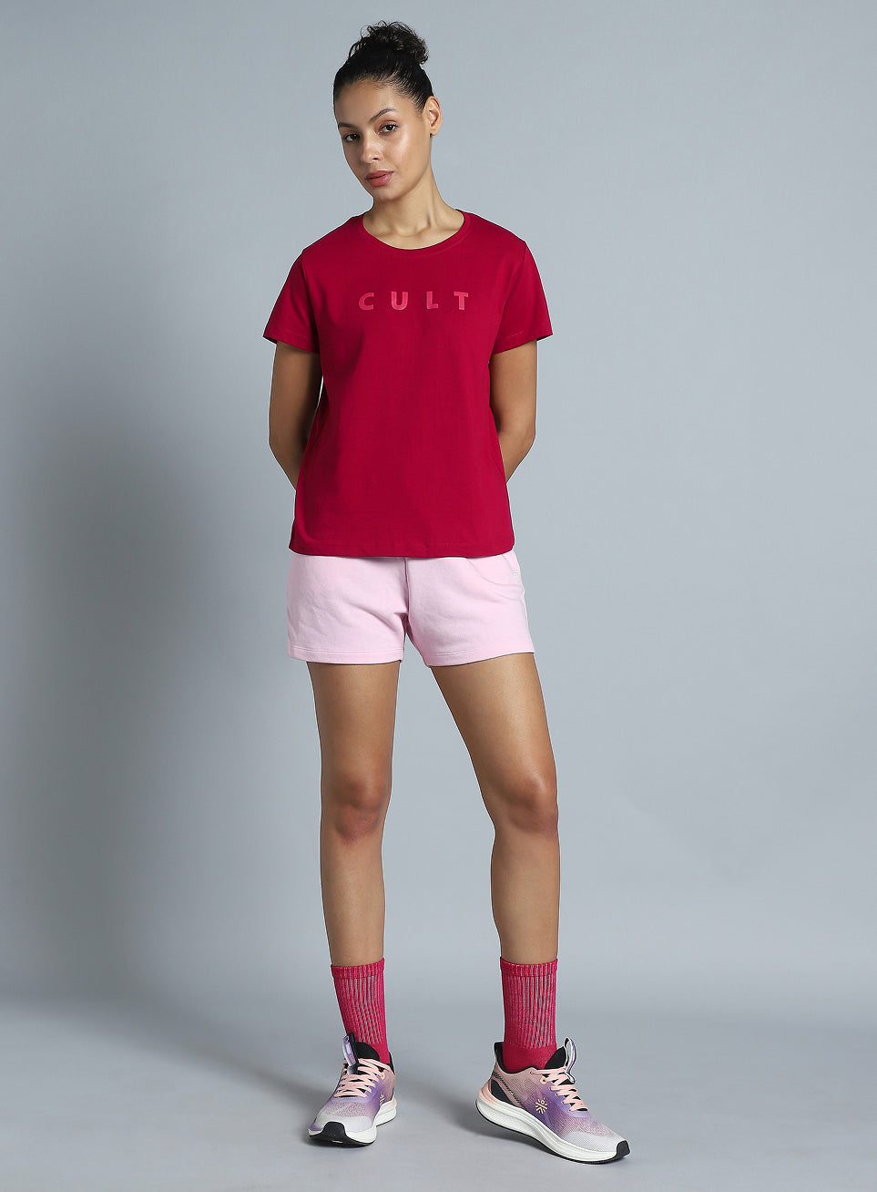 Women's Red Cult Printed T-shirt