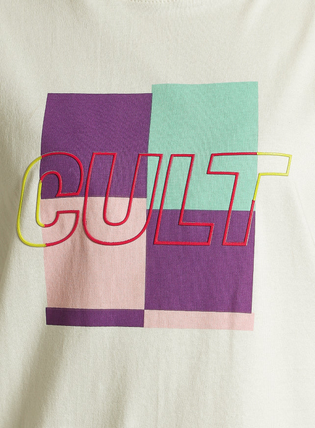 Women's White Cult Brand Carrier Oversized T-shirt