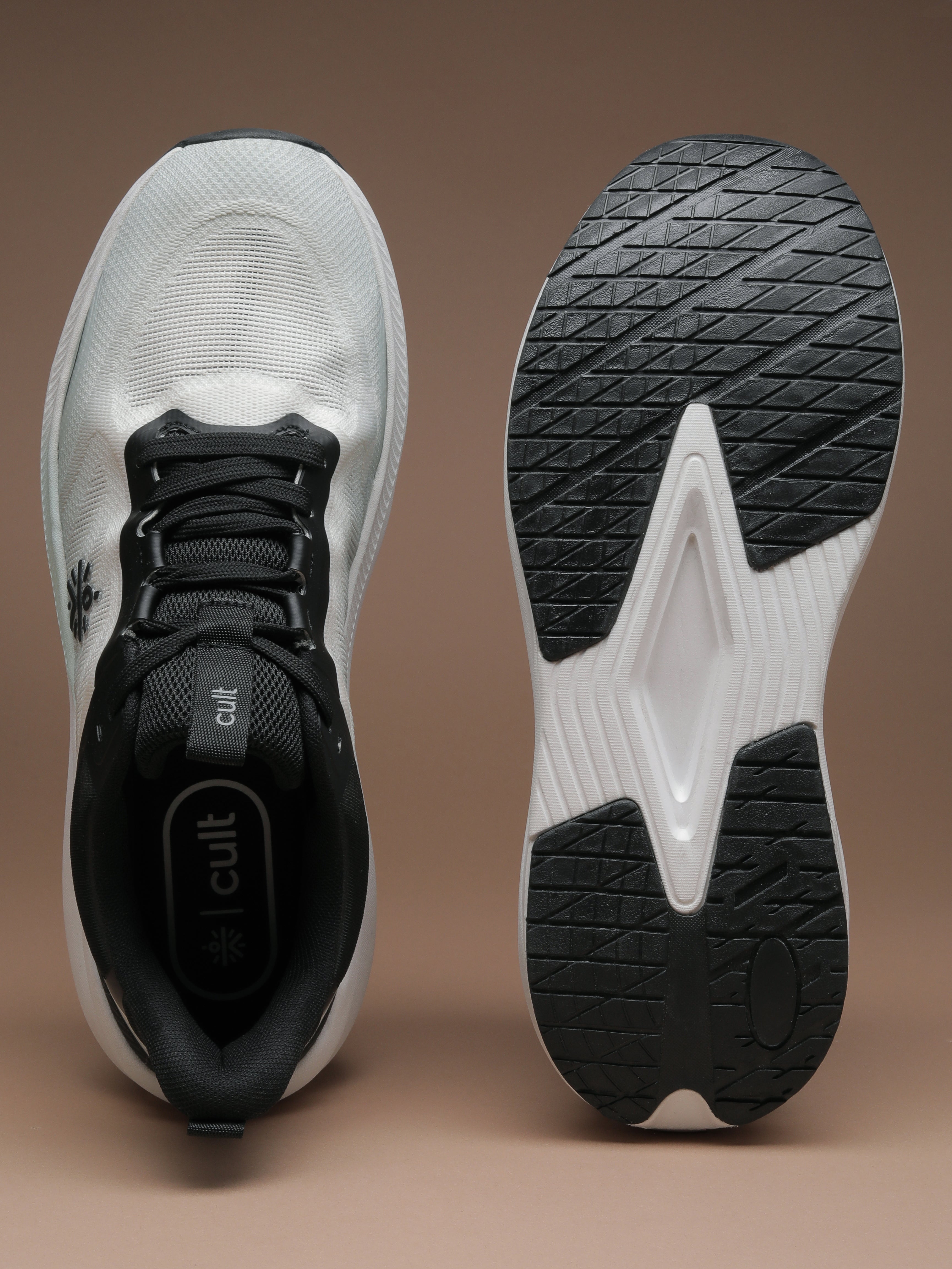 cult Men's Flowtech Running Shoes - Grey/Black