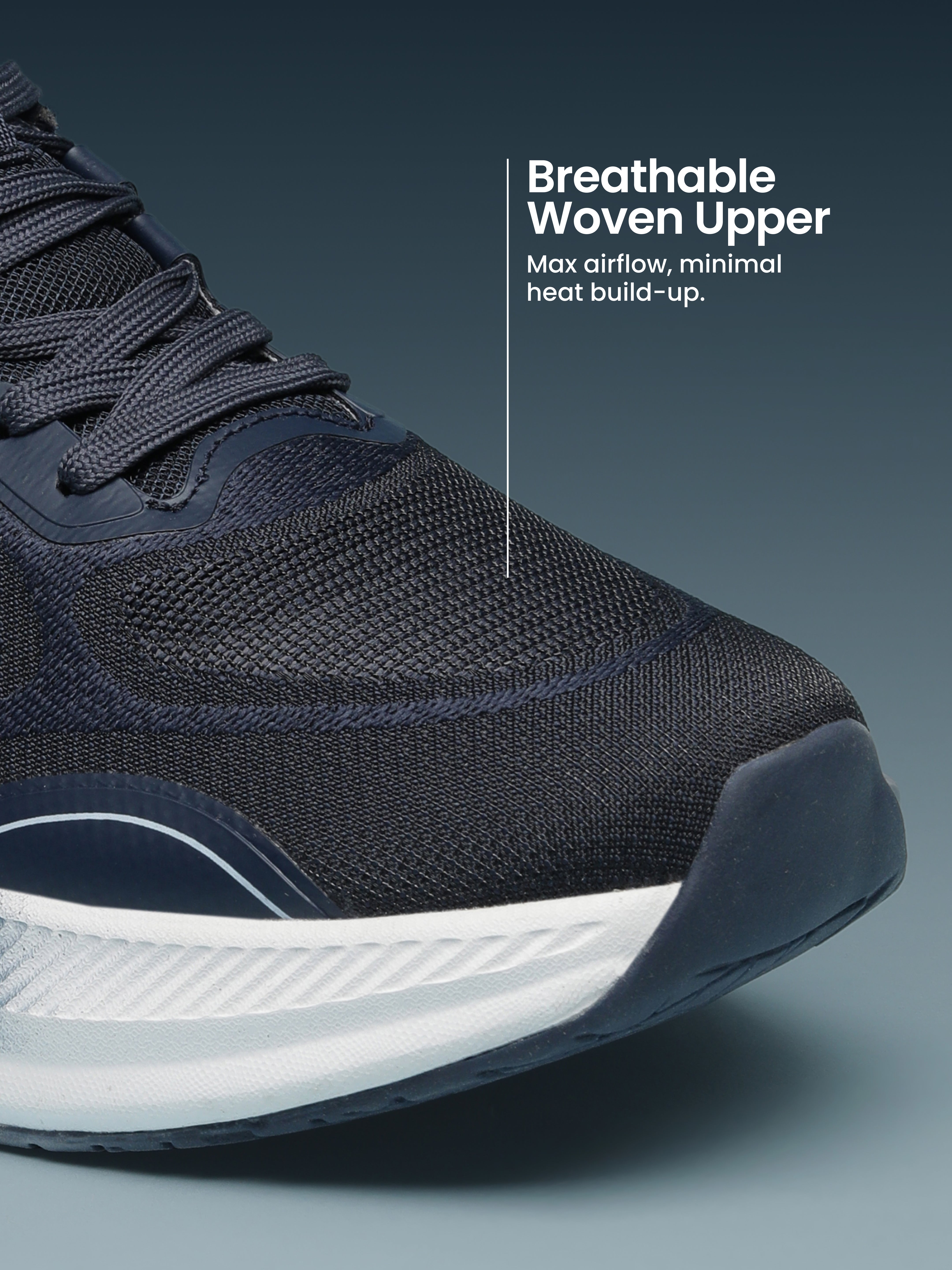 cult Men's Flowtech Running Shoes - Navy/Ice Blue