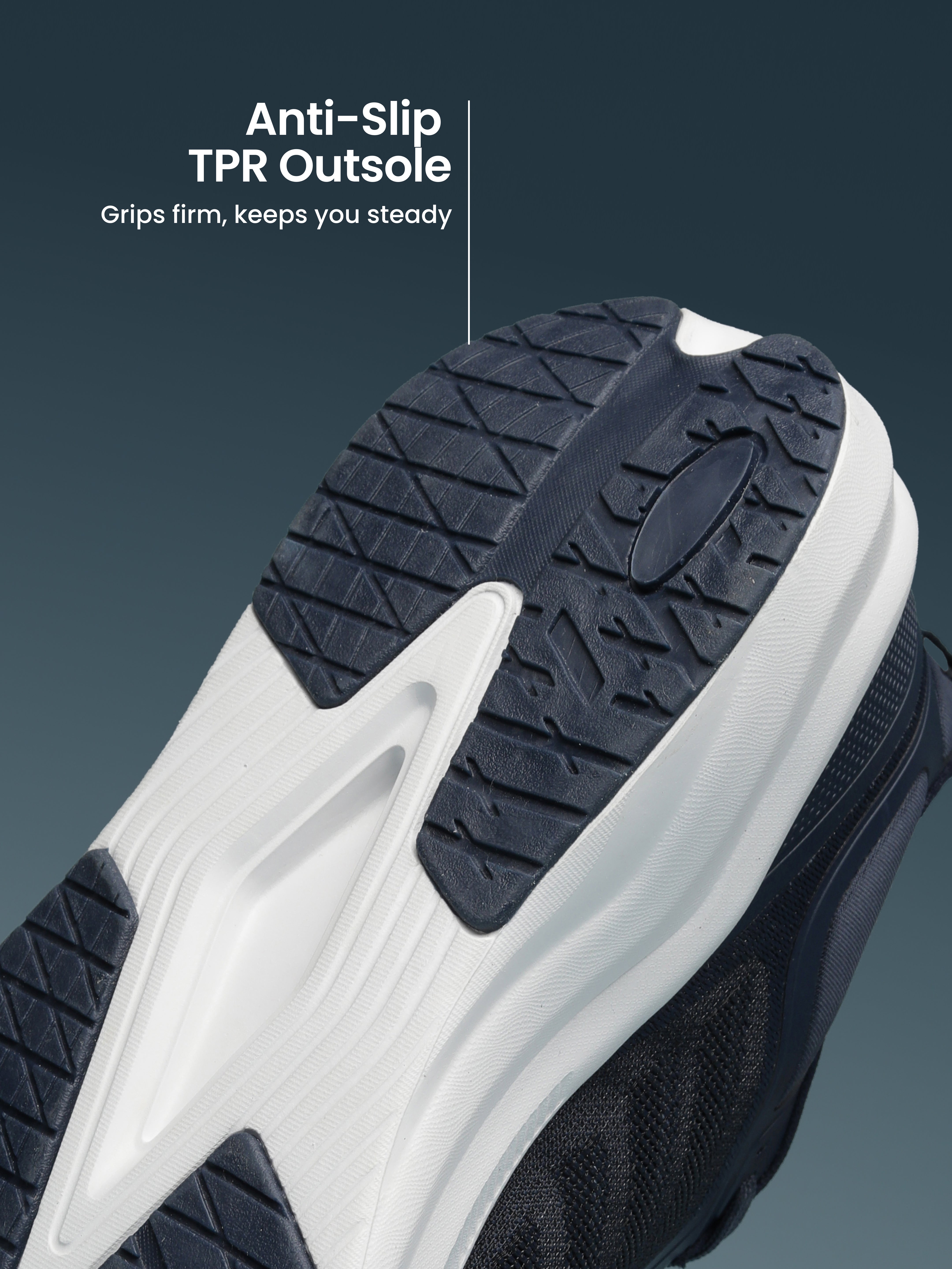 cult Men's Flowtech Running Shoes - Navy/Ice Blue