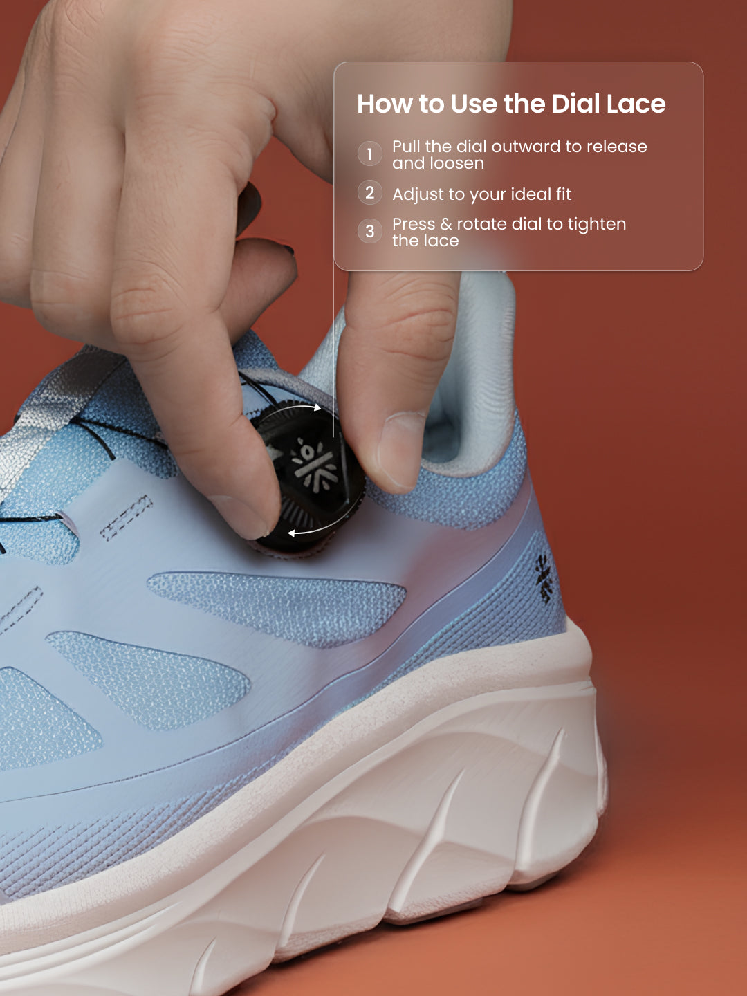 cult Men's AeroSprint Walking Shoes - Ice Blue/Slate