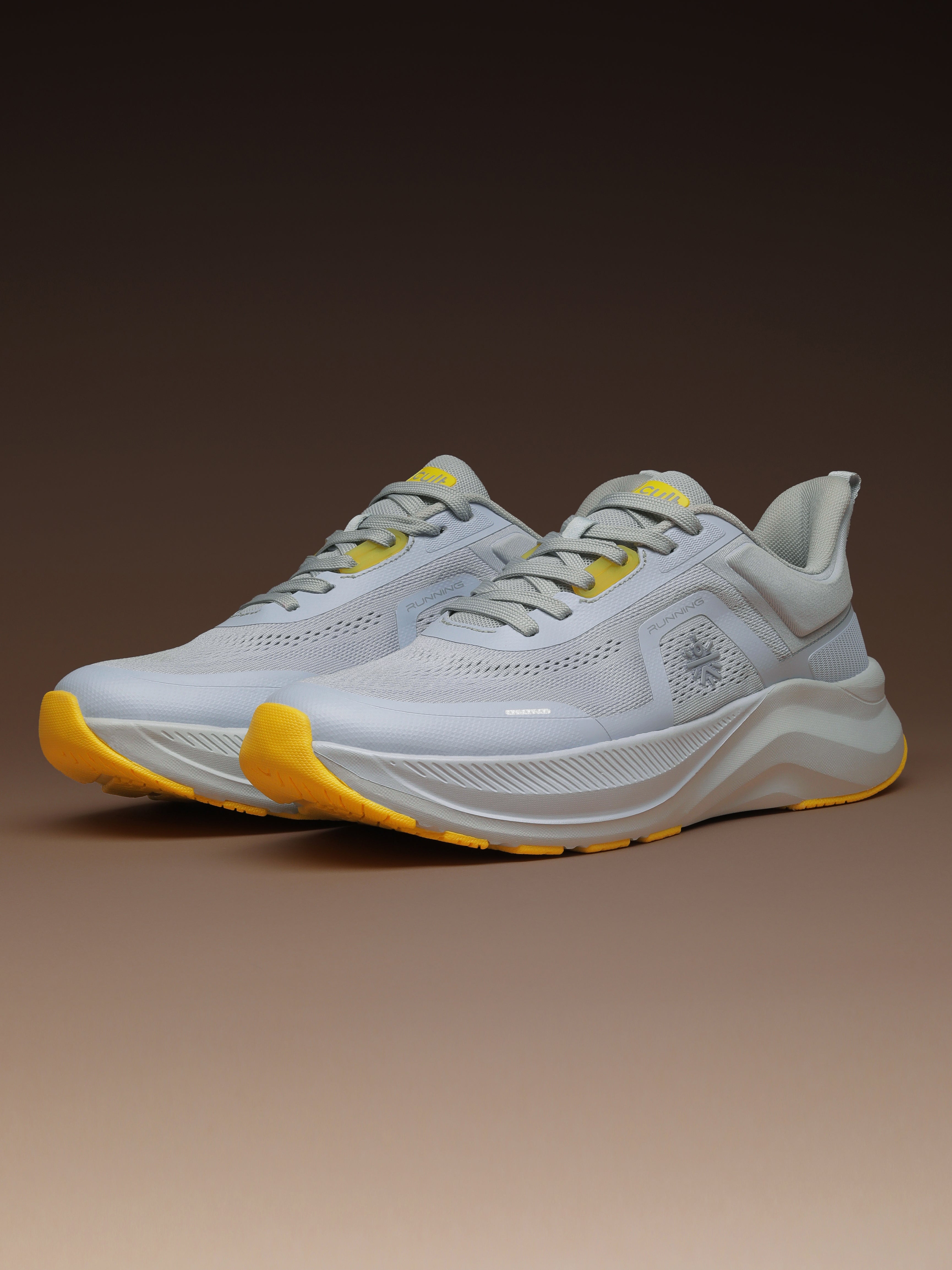 cult Women's ActiveBoost Running Shoes - Grey/Mustard