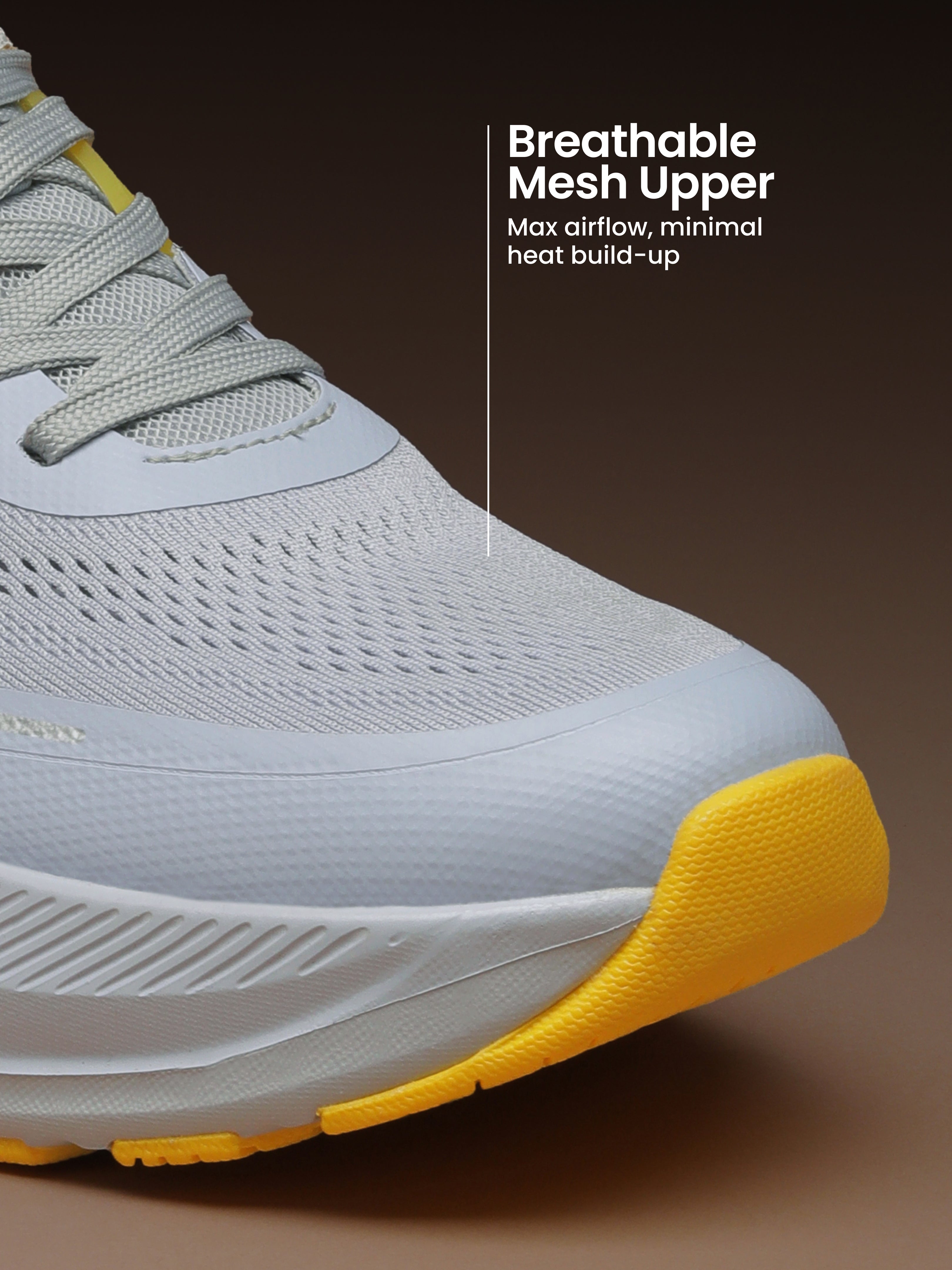 cult Women's ActiveBoost Running Shoes - Grey/Mustard