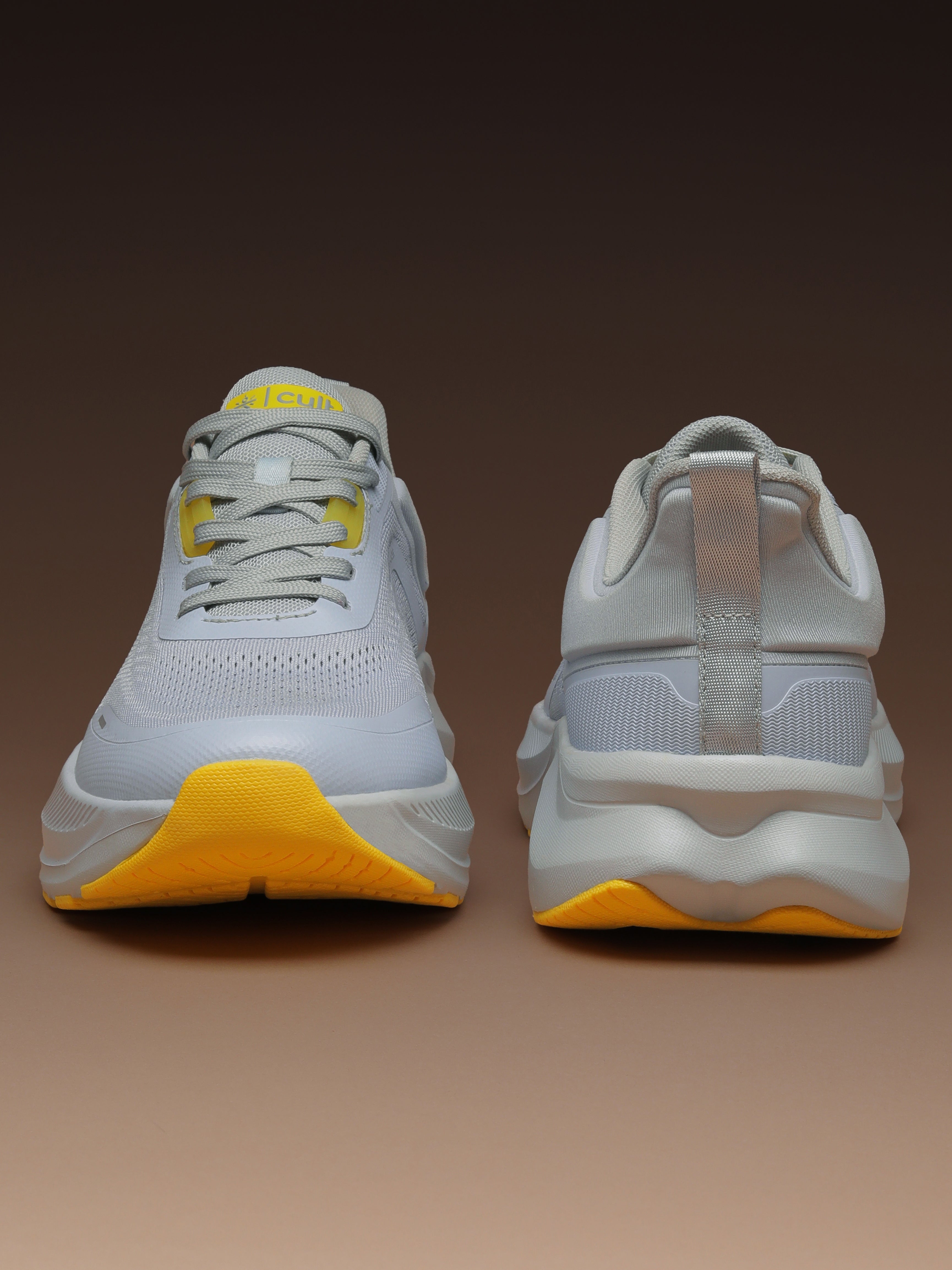 cult Women's ActiveBoost Running Shoes - Grey/Mustard