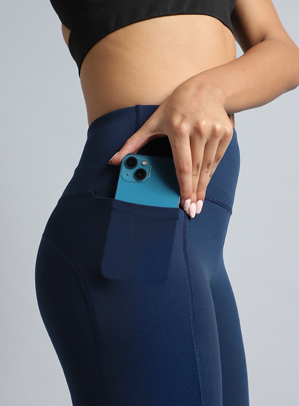 Women's Navy Train Day Essential COMFlex Tights