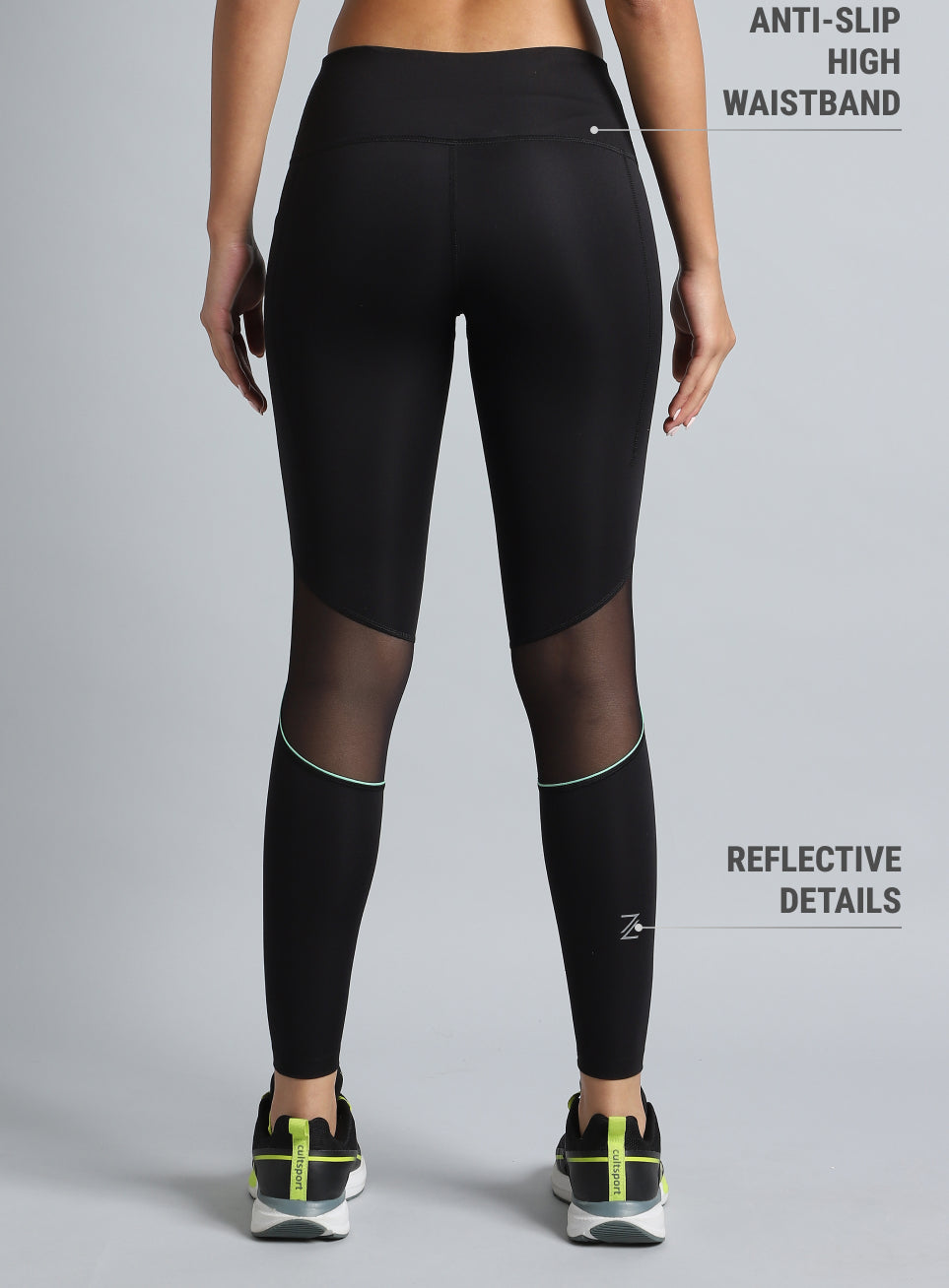 Women's Black Run All Day COMFlex Tights