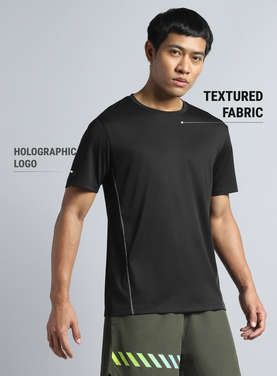 Men's Black Hype Up Training T-shirt