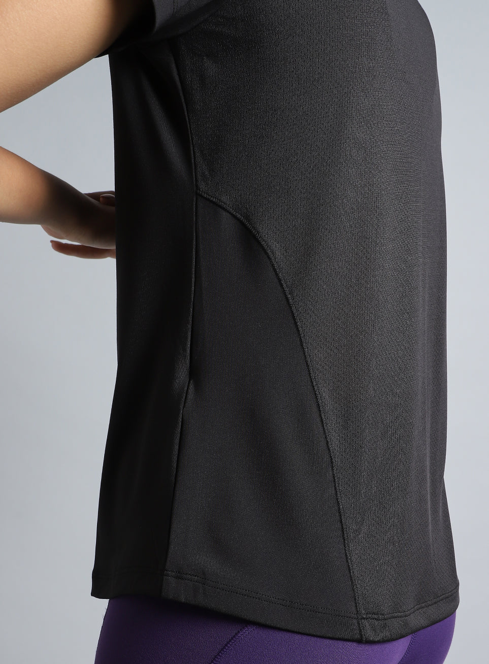 Women's Black The Racer Pacer Top