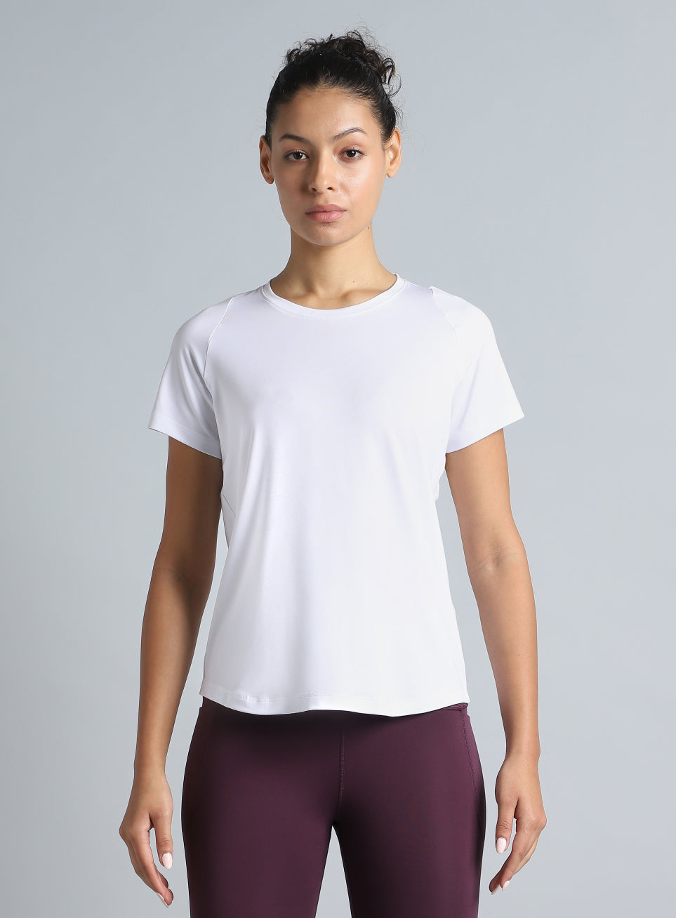 Women's White The Racer Pacer Top