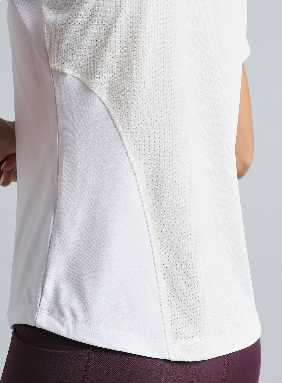 Women's White The Racer Pacer Top
