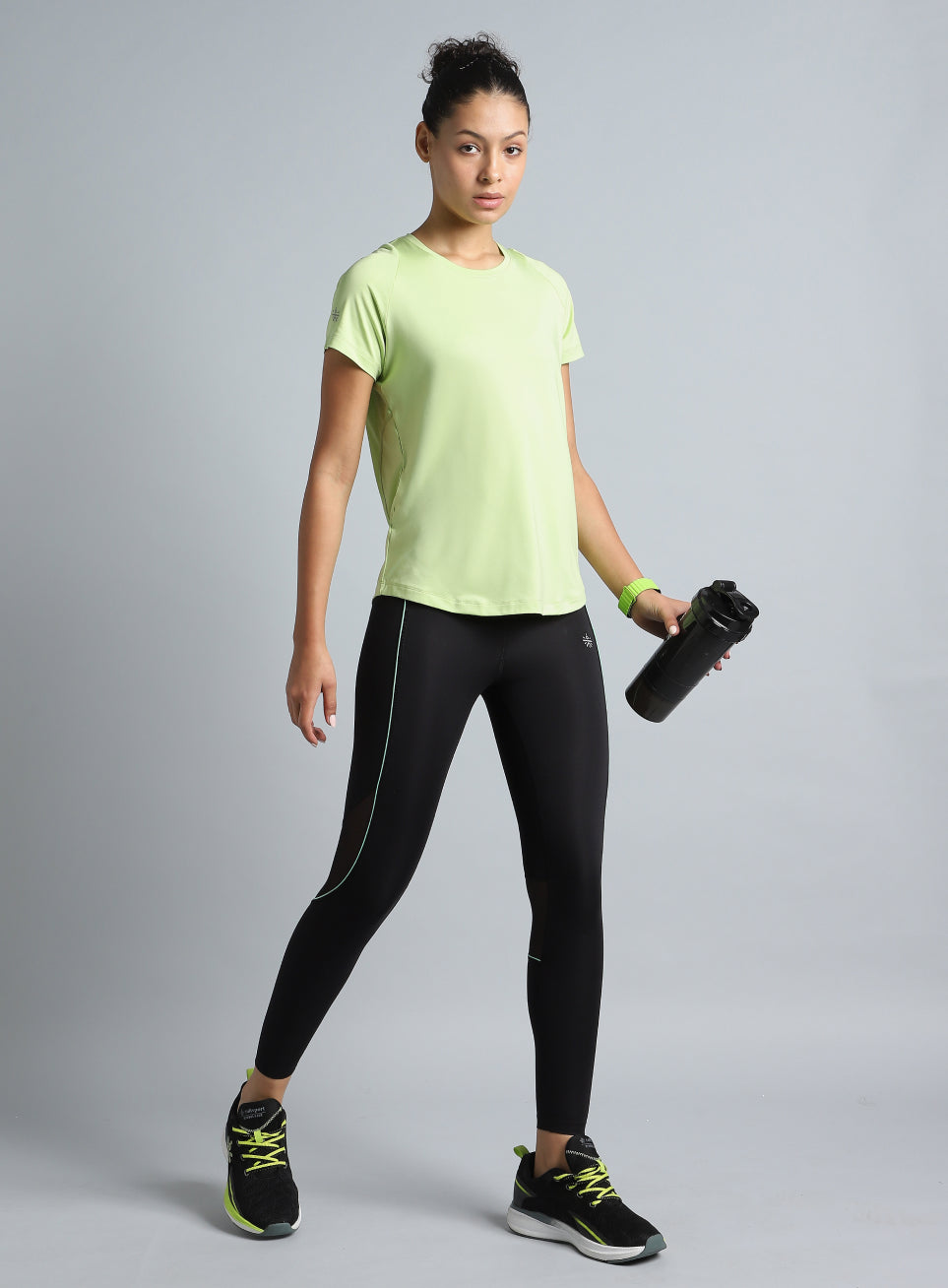 Women's Lime The Racer Pacer Top