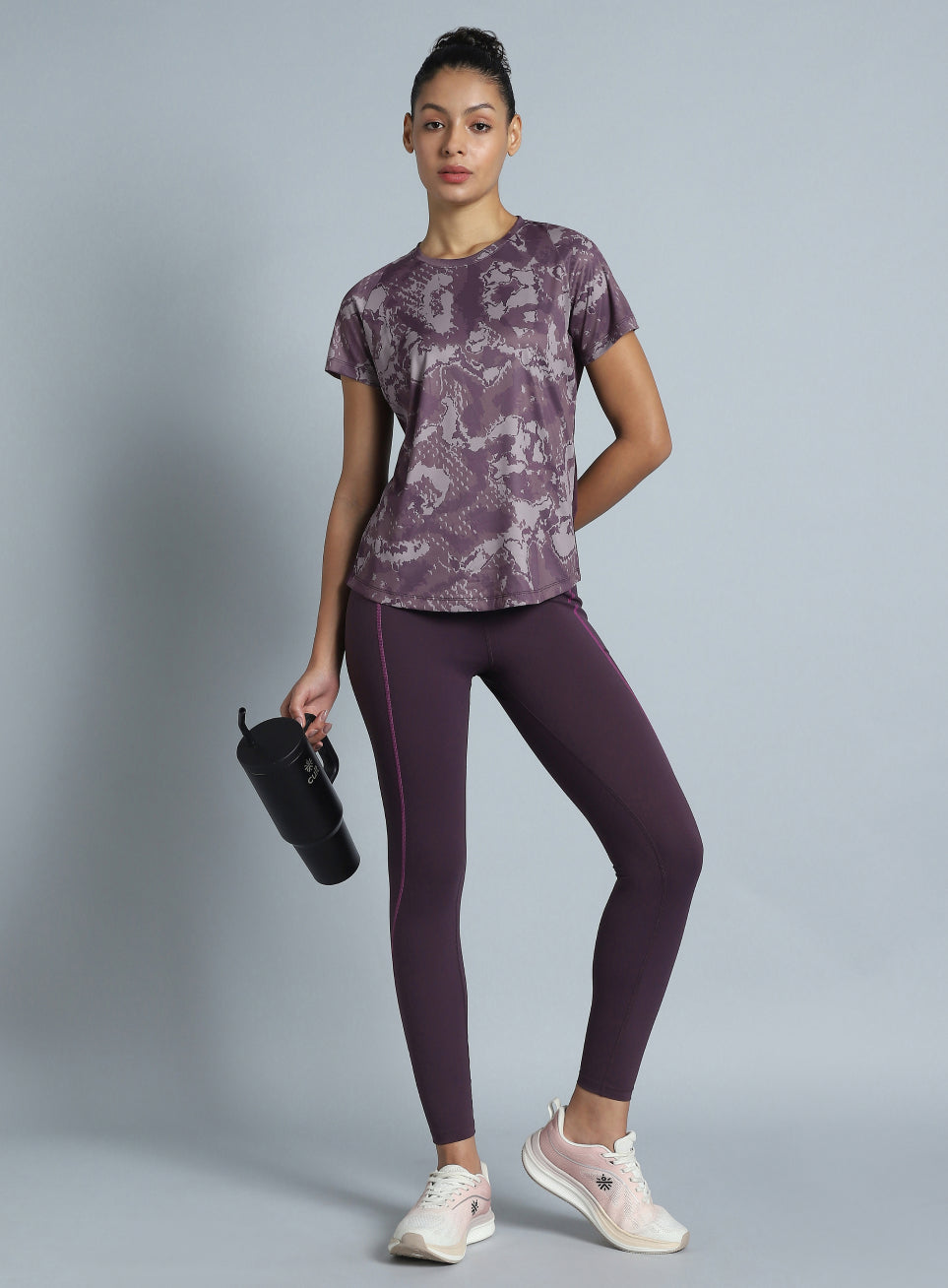 Women's Wine Pacer AOP Top