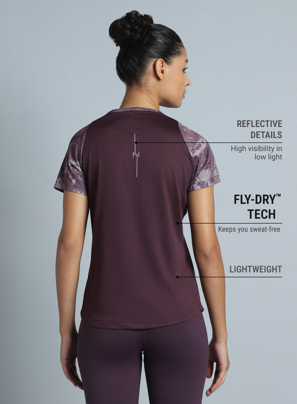 Women's Wine Pacer AOP Top