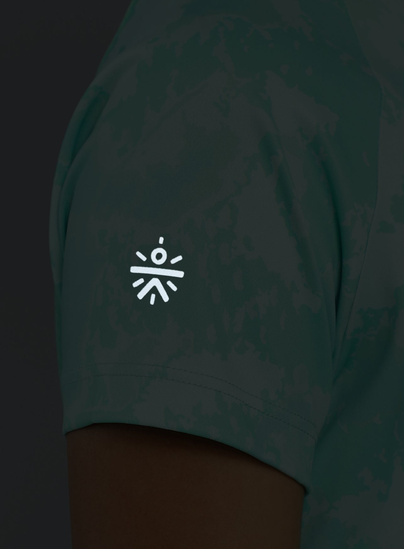 Women's Sea Green Pacer AOP Top